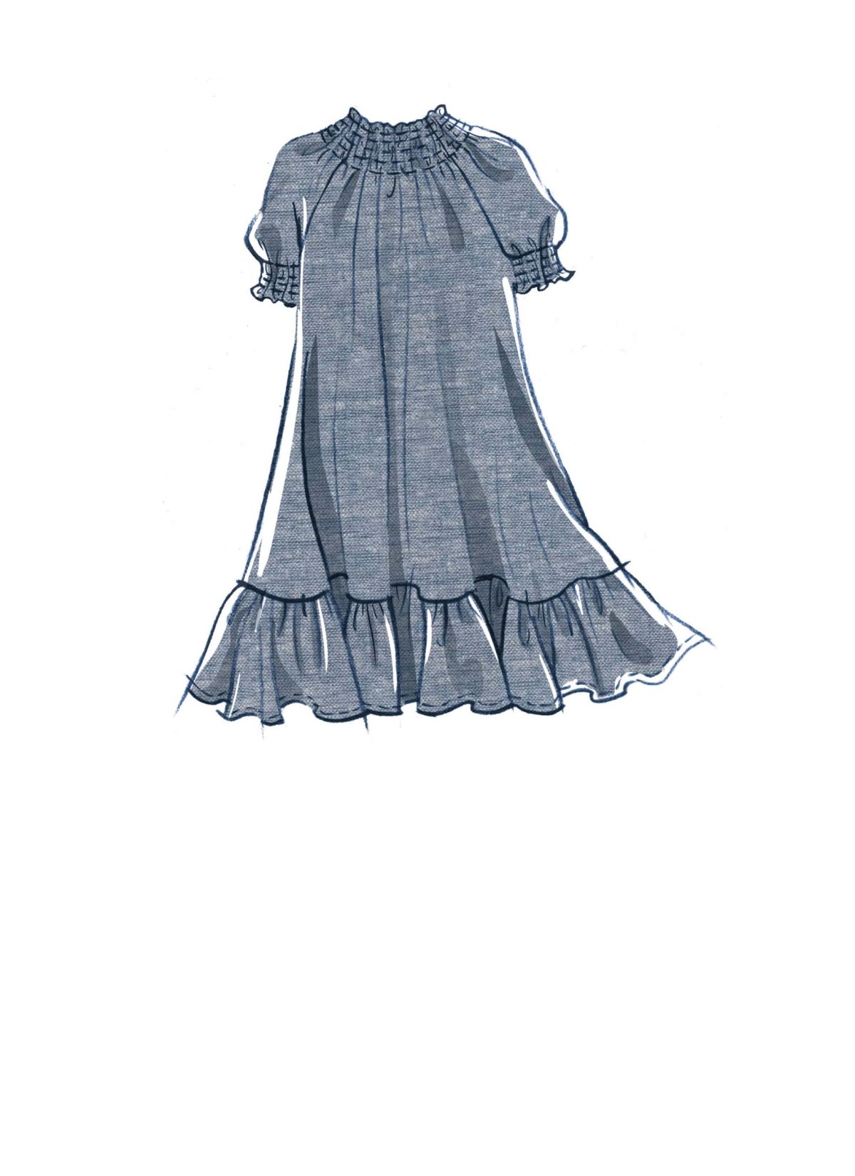 McCall's Sewing Pattern M8283 Children's and Girls' Dresses