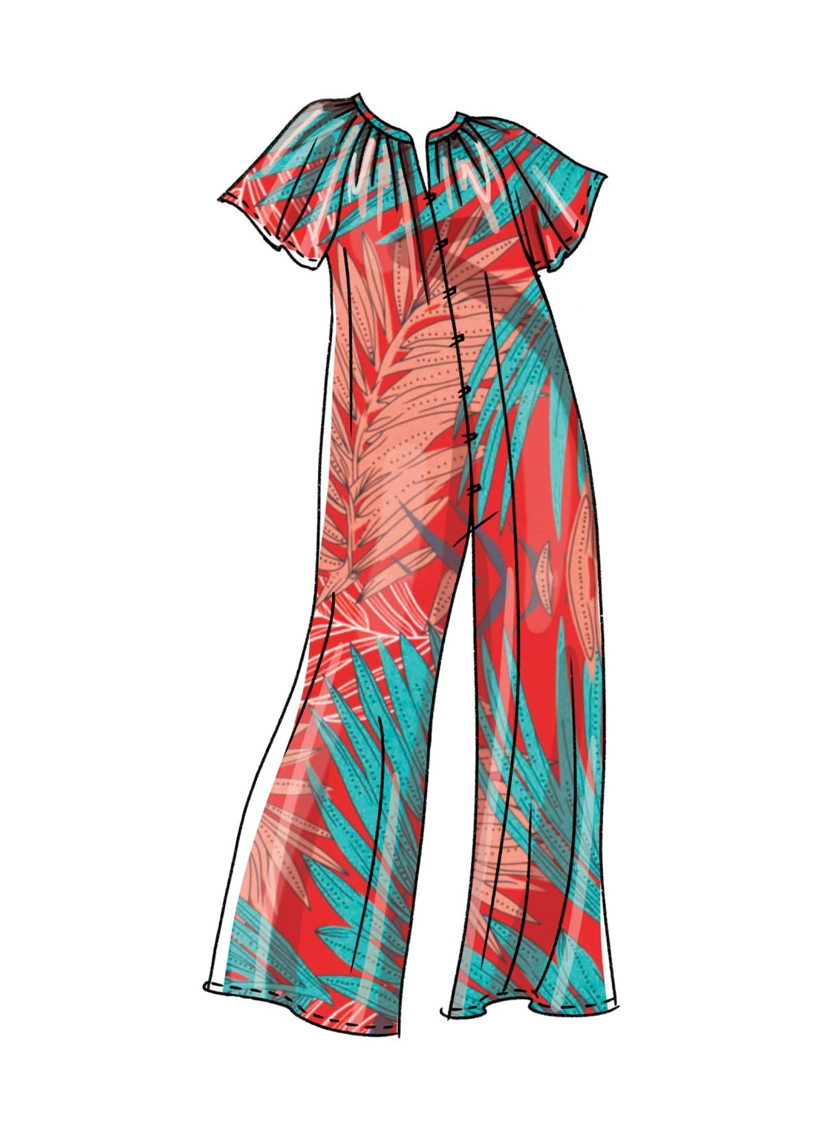 McCall's Sewing Pattern M8288 Misses' and Women's Romper, Jumpsuits and Sash