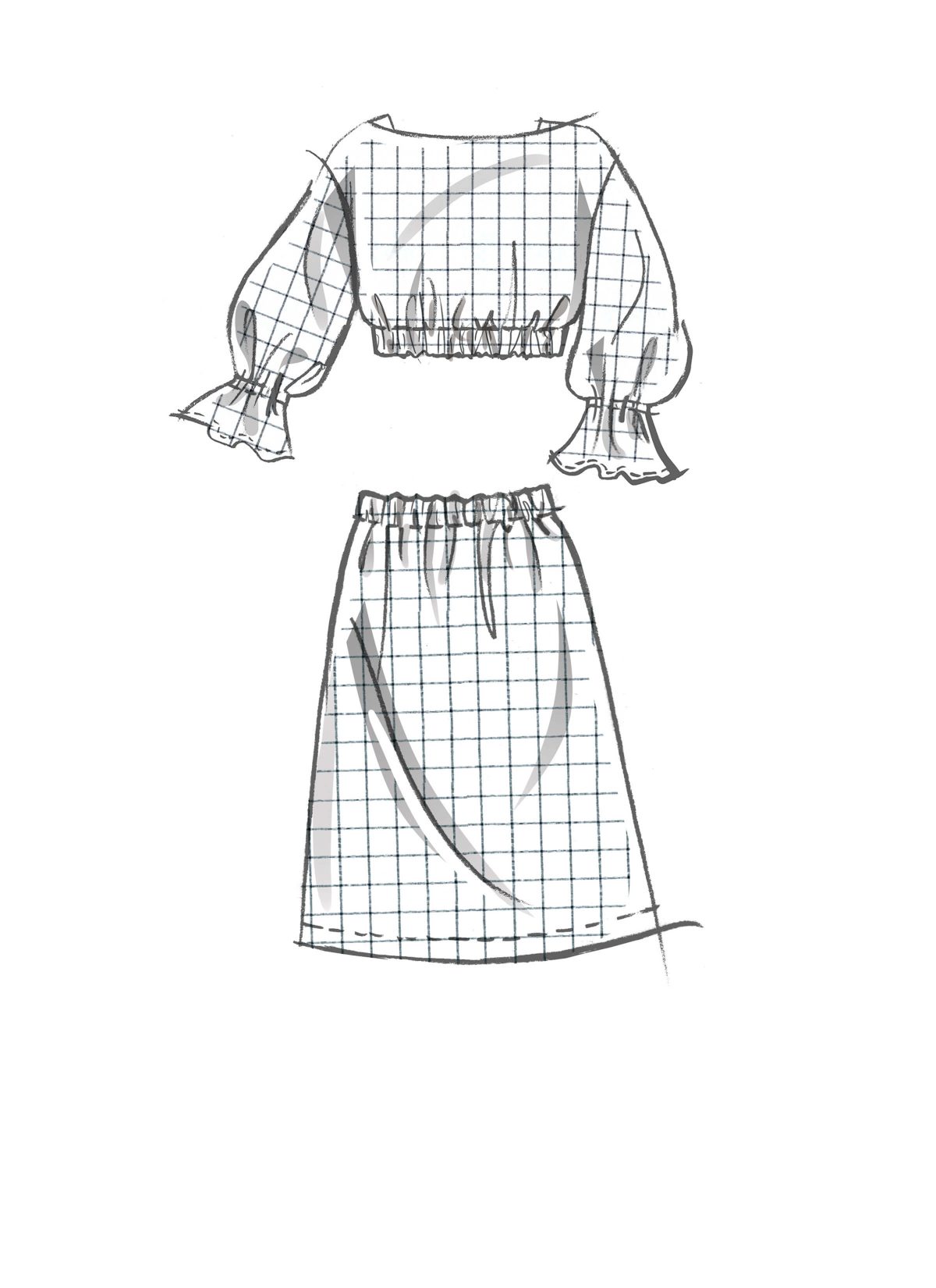 McCall's Sewing Pattern M8295 Girls' Tops, Skirts, Shorts and Trousers
