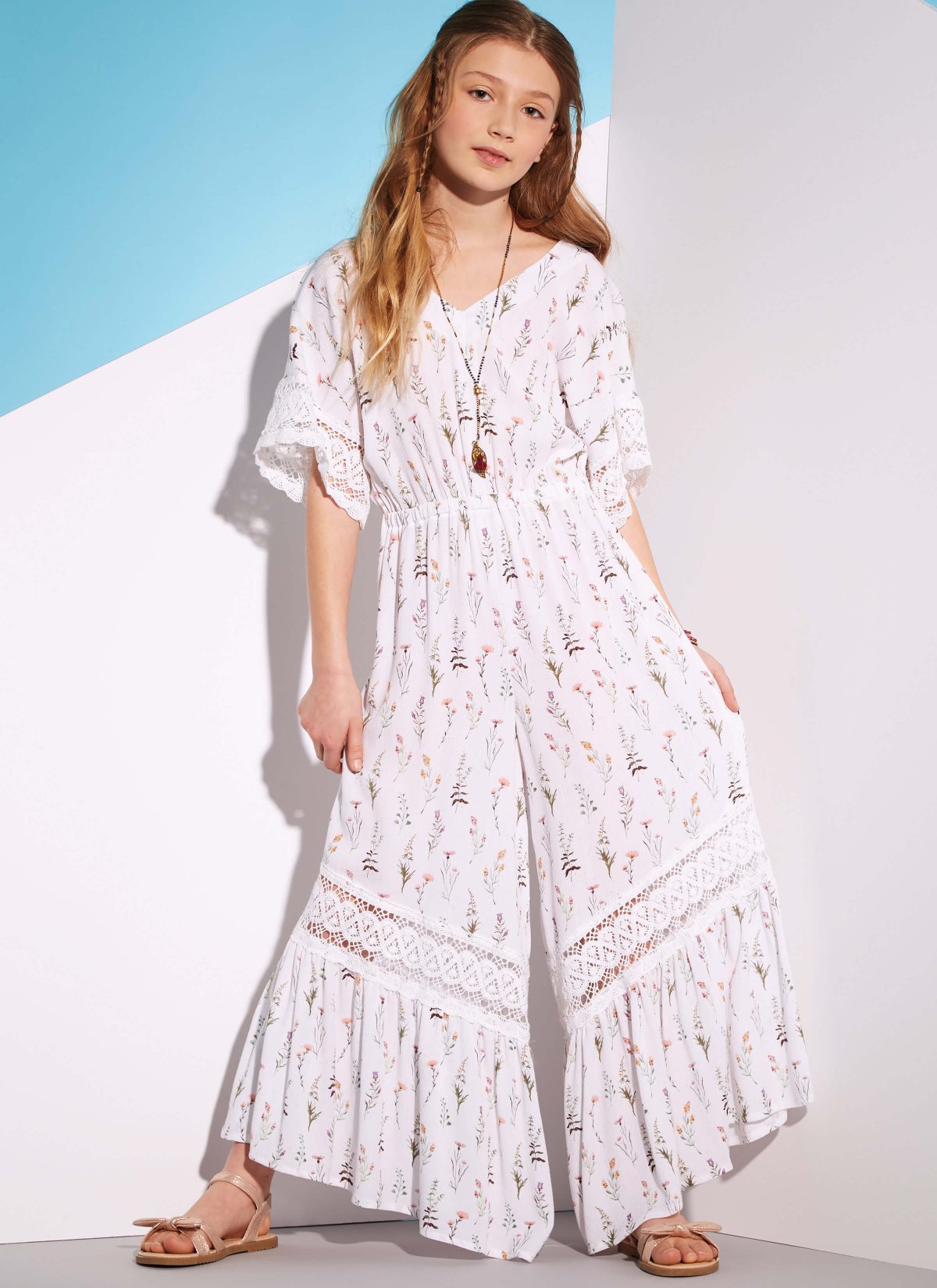 McCall's Sewing Pattern M8317 Girls' Romper and Jumpsuits