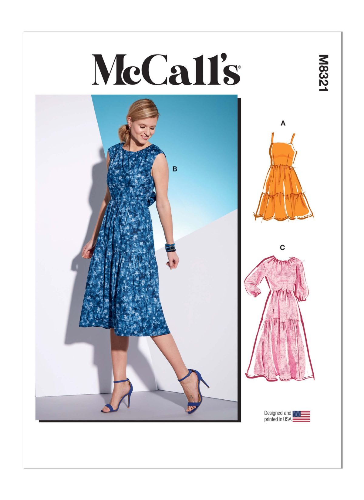McCall's Sewing Pattern M8321 Misses' Dresses