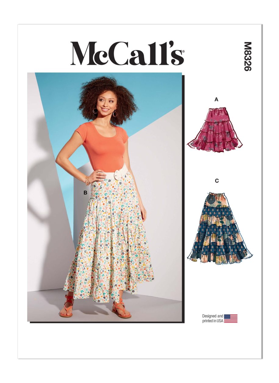 McCall's Sewing Pattern M8326 Misses' Skirts