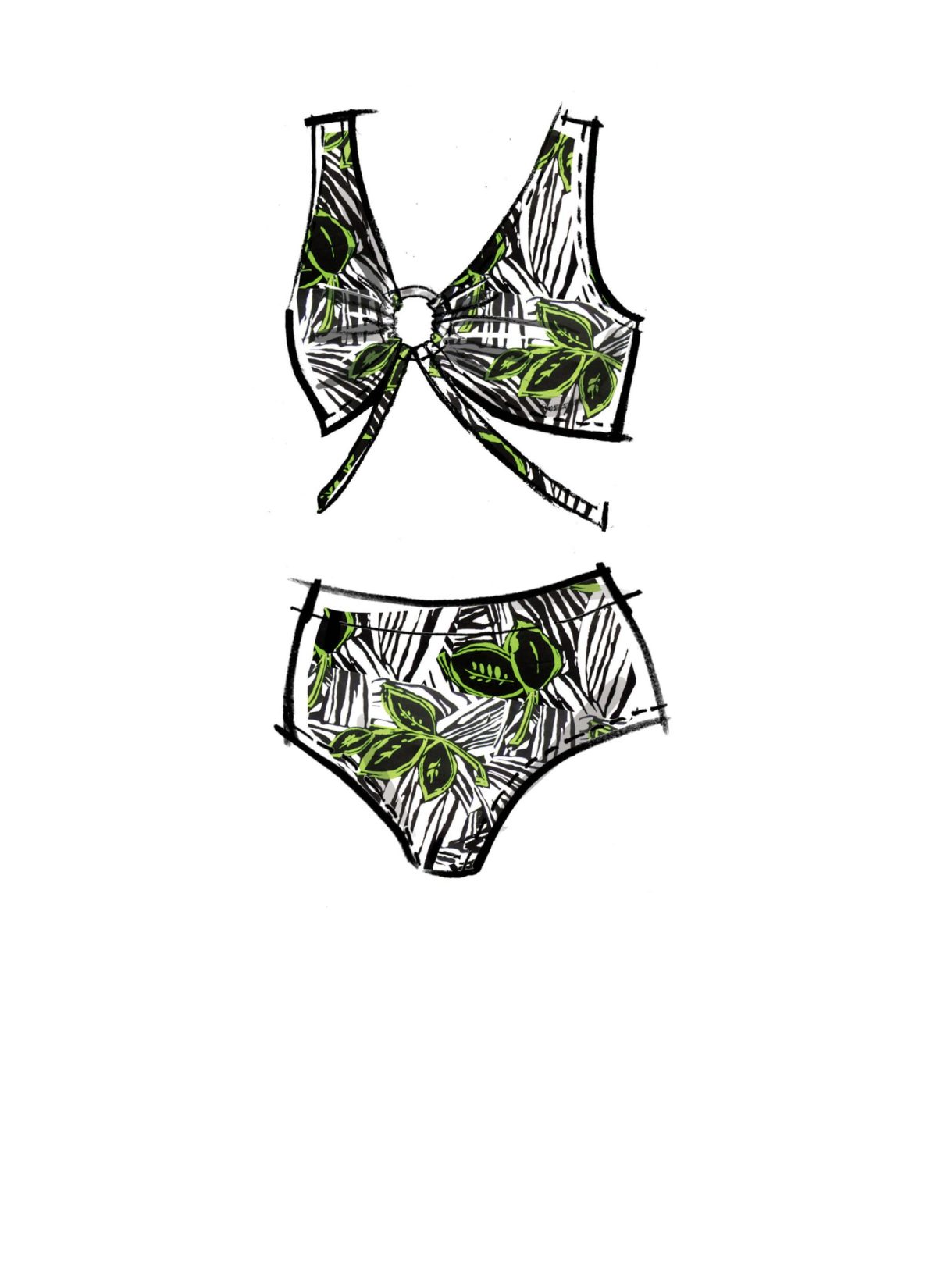 McCall's Sewing Pattern M8330 Women's Swimsuits