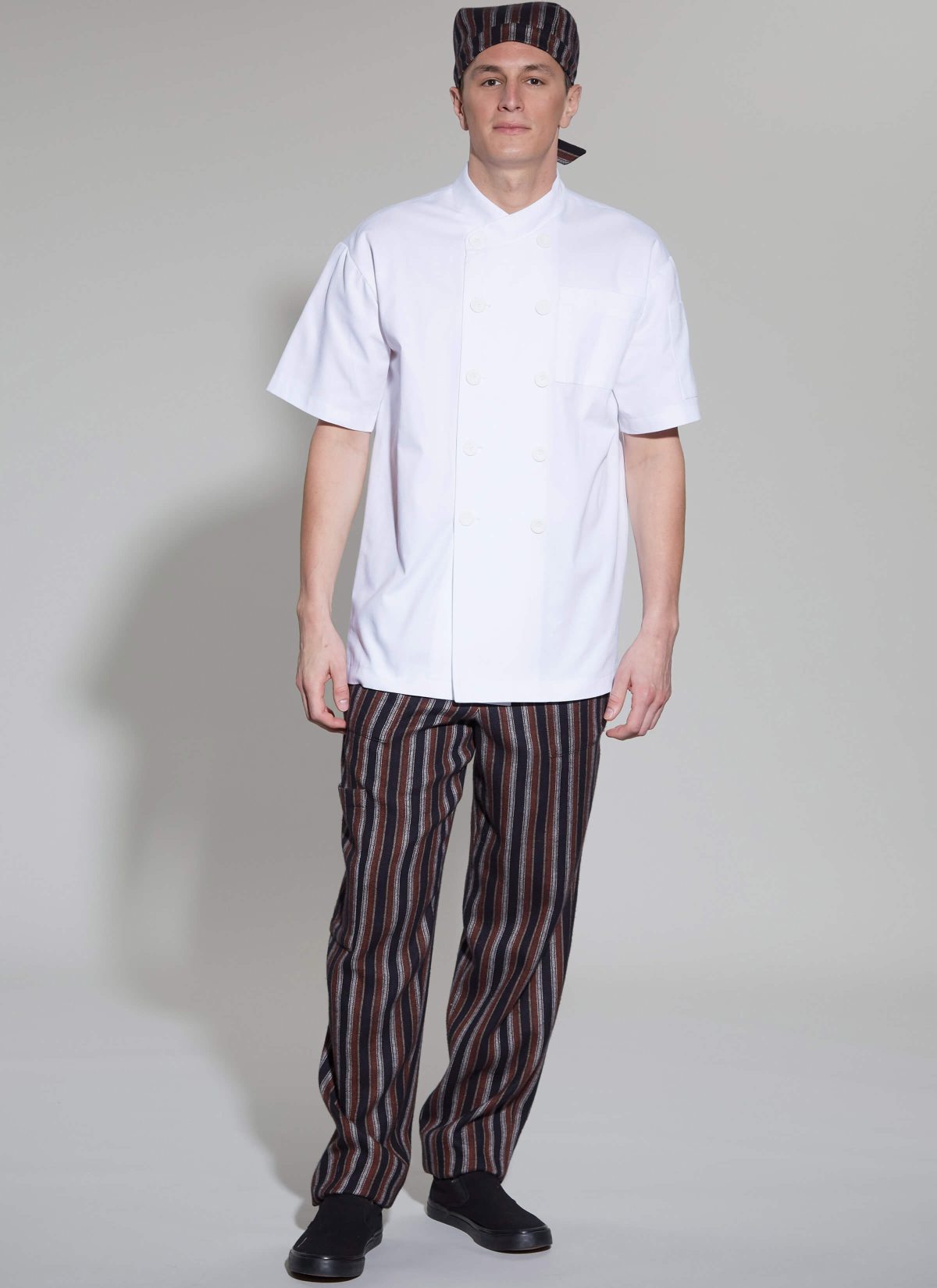 McCall's Sewing Pattern M8332 Misses' and Men's Chef Jacket, Trousers, Apron and Cap