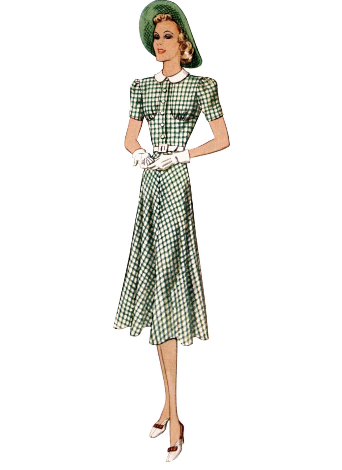 McCall's Sewing Pattern M8338 Misses' Vintage Dresses and Belt