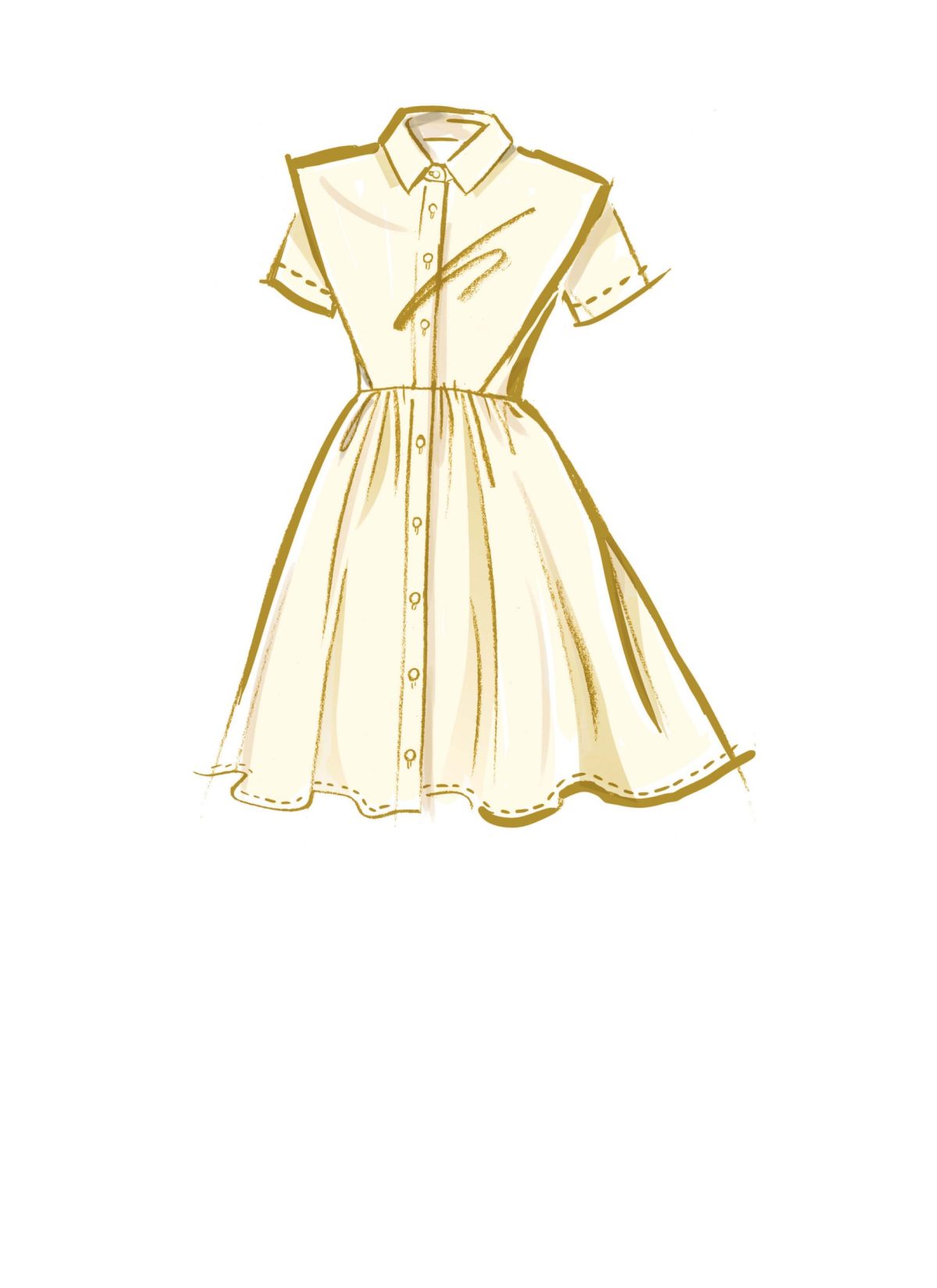 McCall's Sewing Pattern M8342 Misses' Shirtdress