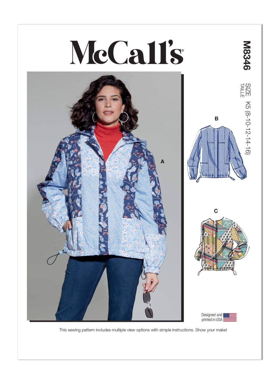 McCall's Sewing Pattern M8346 Misses' Jacket