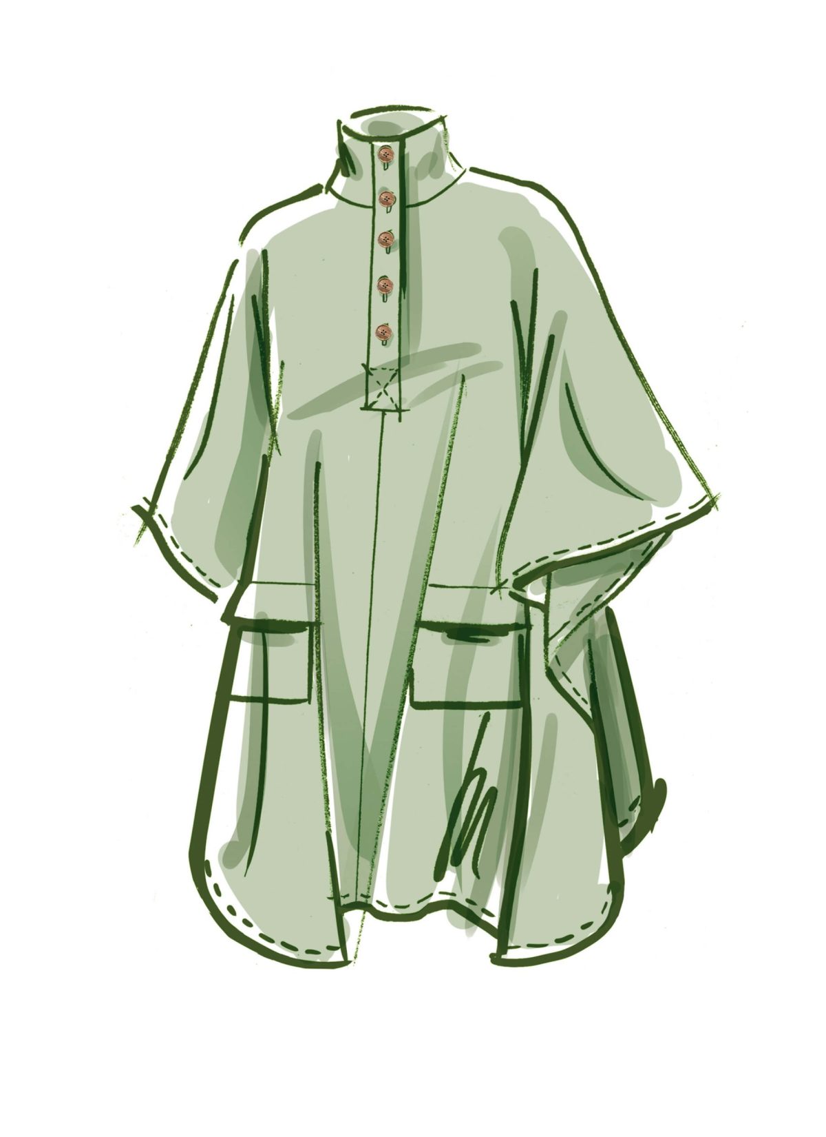 McCall's Sewing Pattern M8347 Misses' Poncho