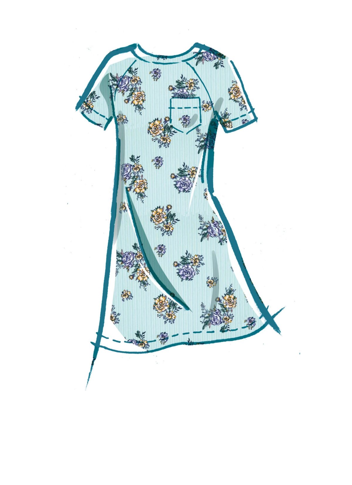 McCall's Sewing Pattern M8353 Children's and Girls' Knit Top, Dresses and Trousers