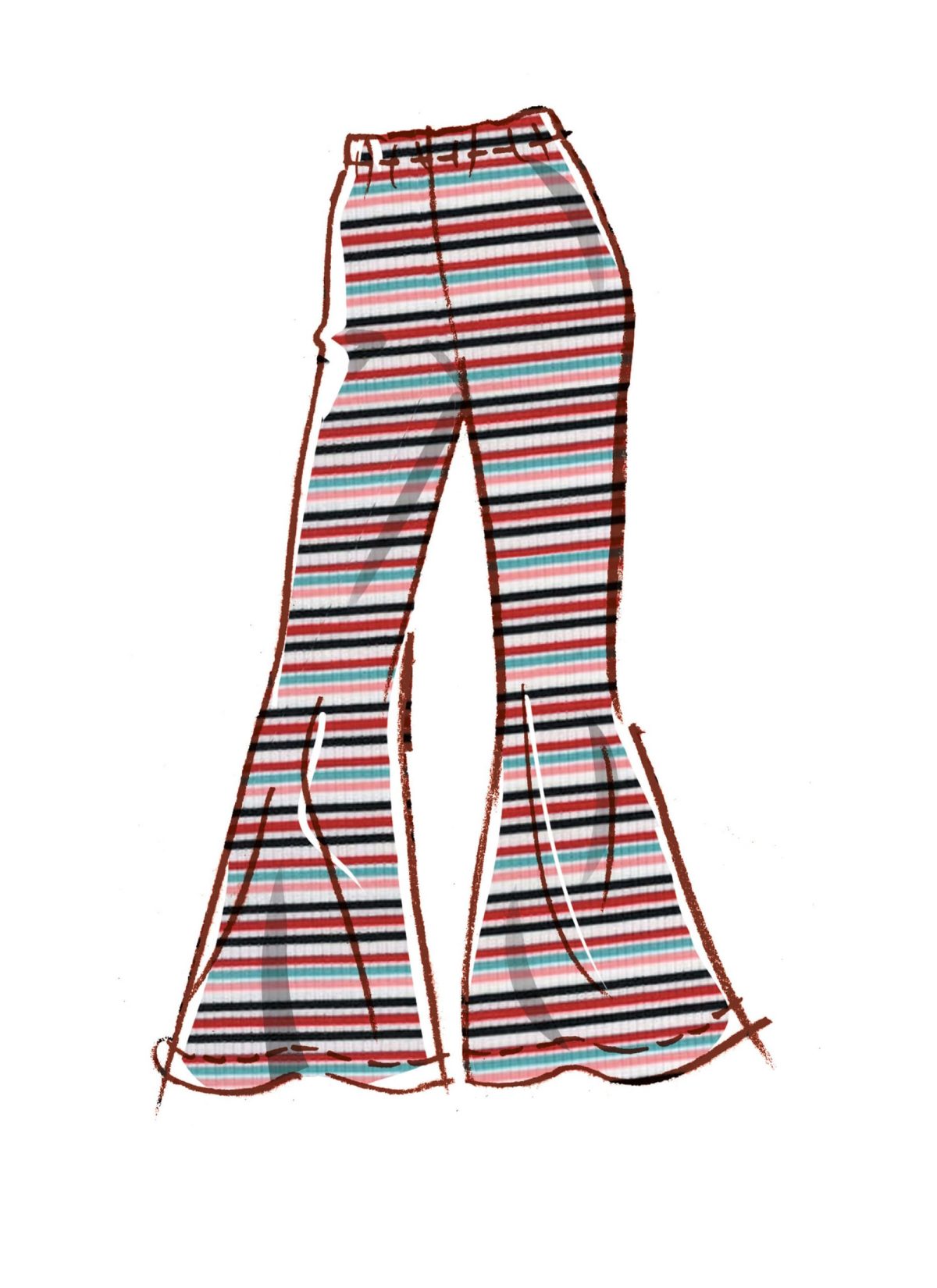 McCall's Sewing Pattern M8353 Children's and Girls' Knit Top, Dresses and Trousers