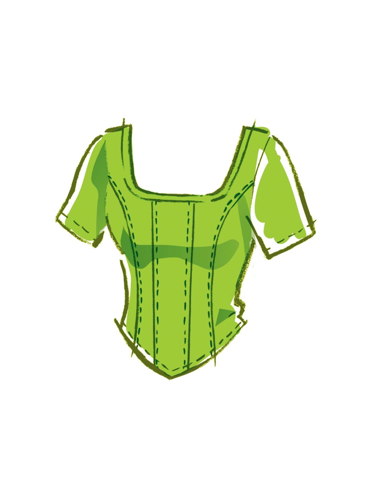 McCall's Sewing Pattern M8364 Misses' Knit Corset Tops