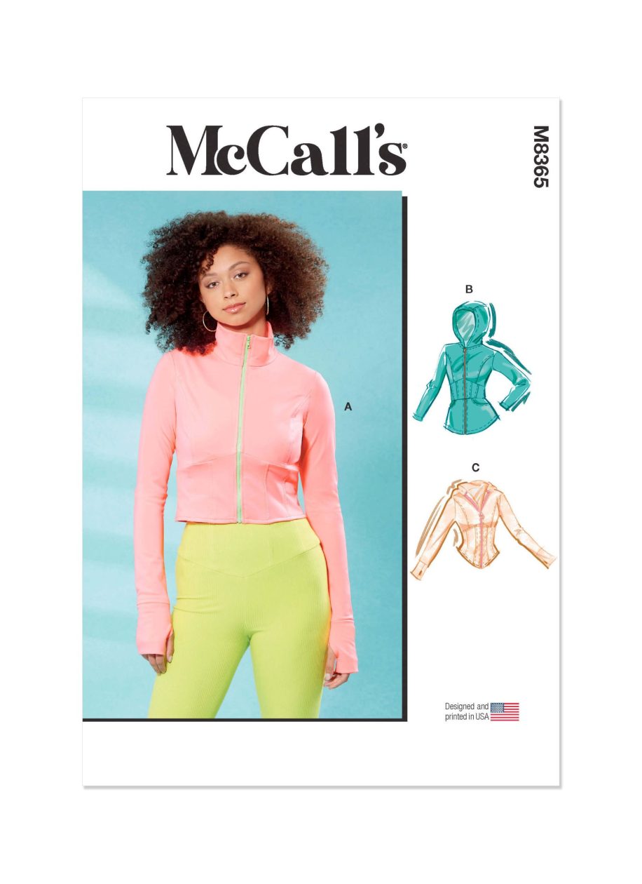 McCall's Sewing Pattern M8365 Misses' Knit Corset Style Jacket