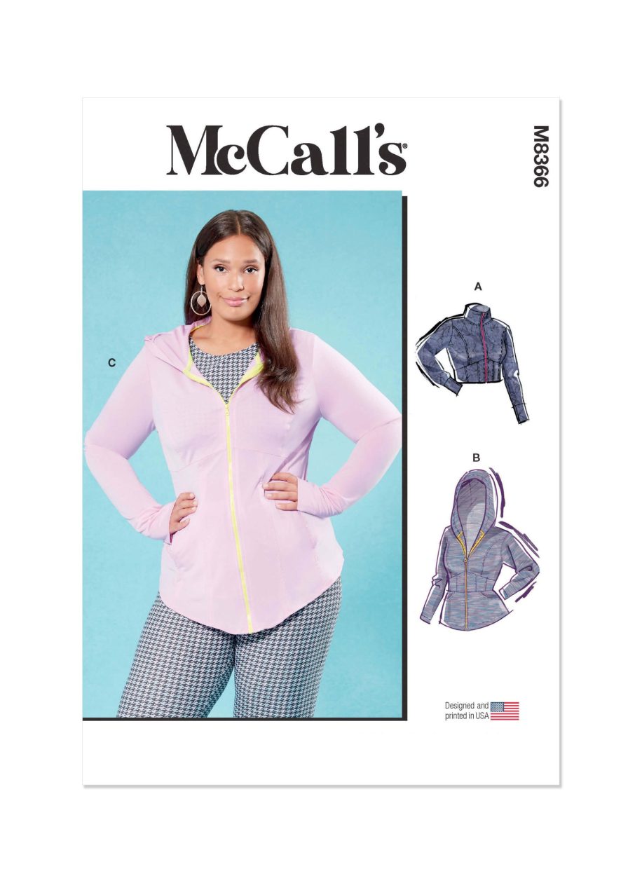McCall's Sewing Pattern M8366 Women's Knit Corset Style Jacket