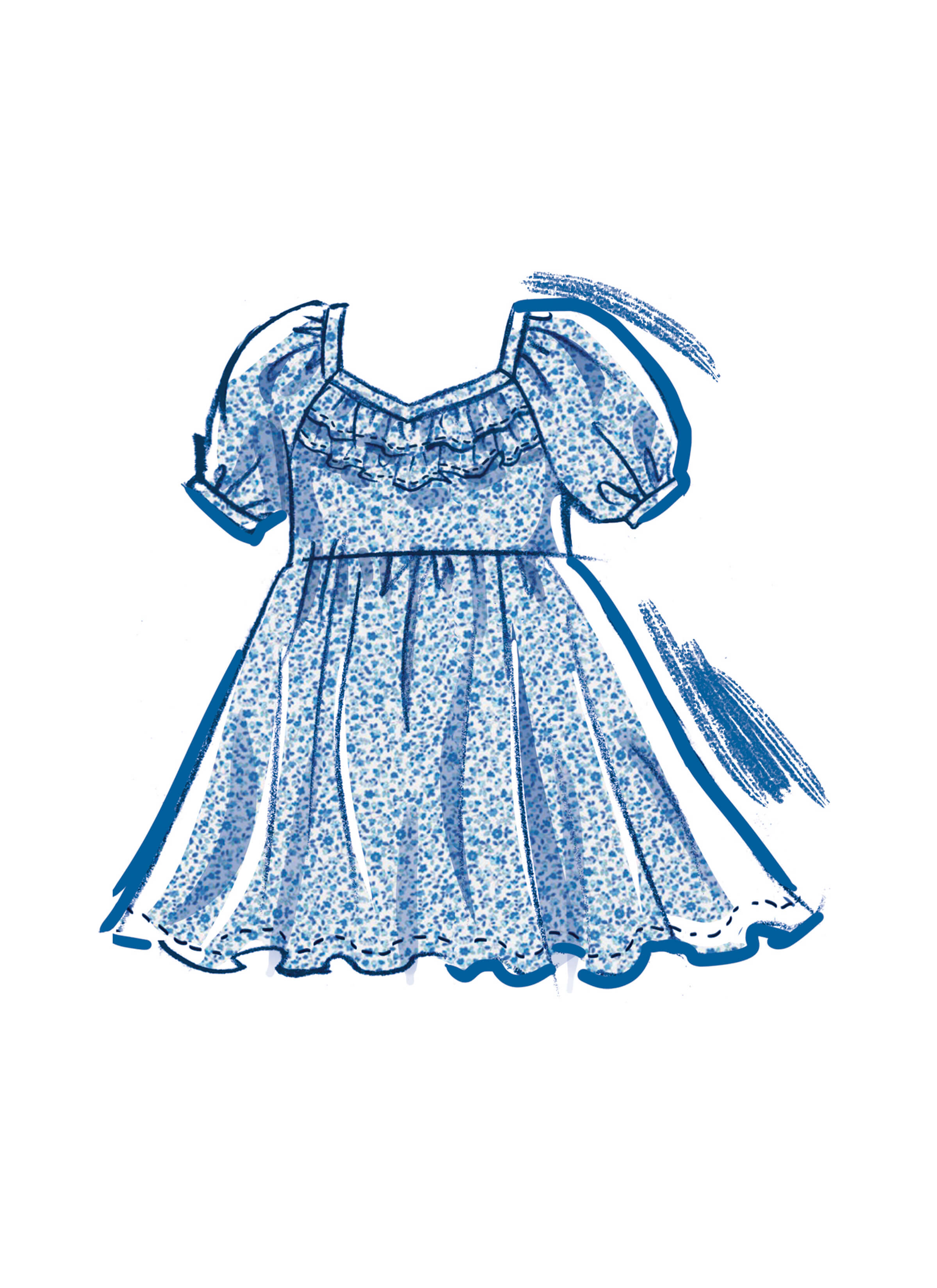 McCall's Sewing Pattern M8372 Toddlers' Dresses