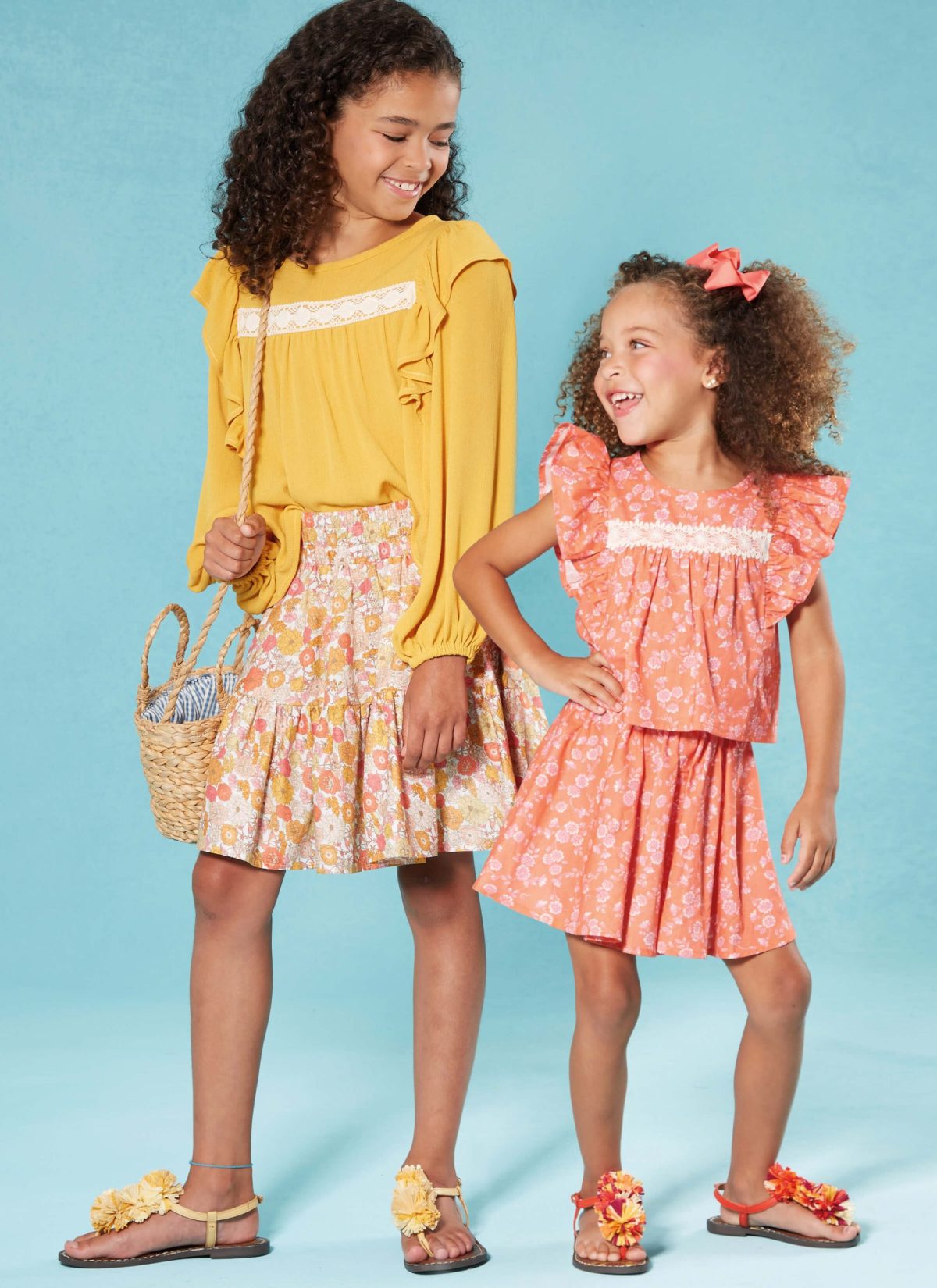 McCall's Sewing Pattern M8373 Children's and Girls' Top and Skirt