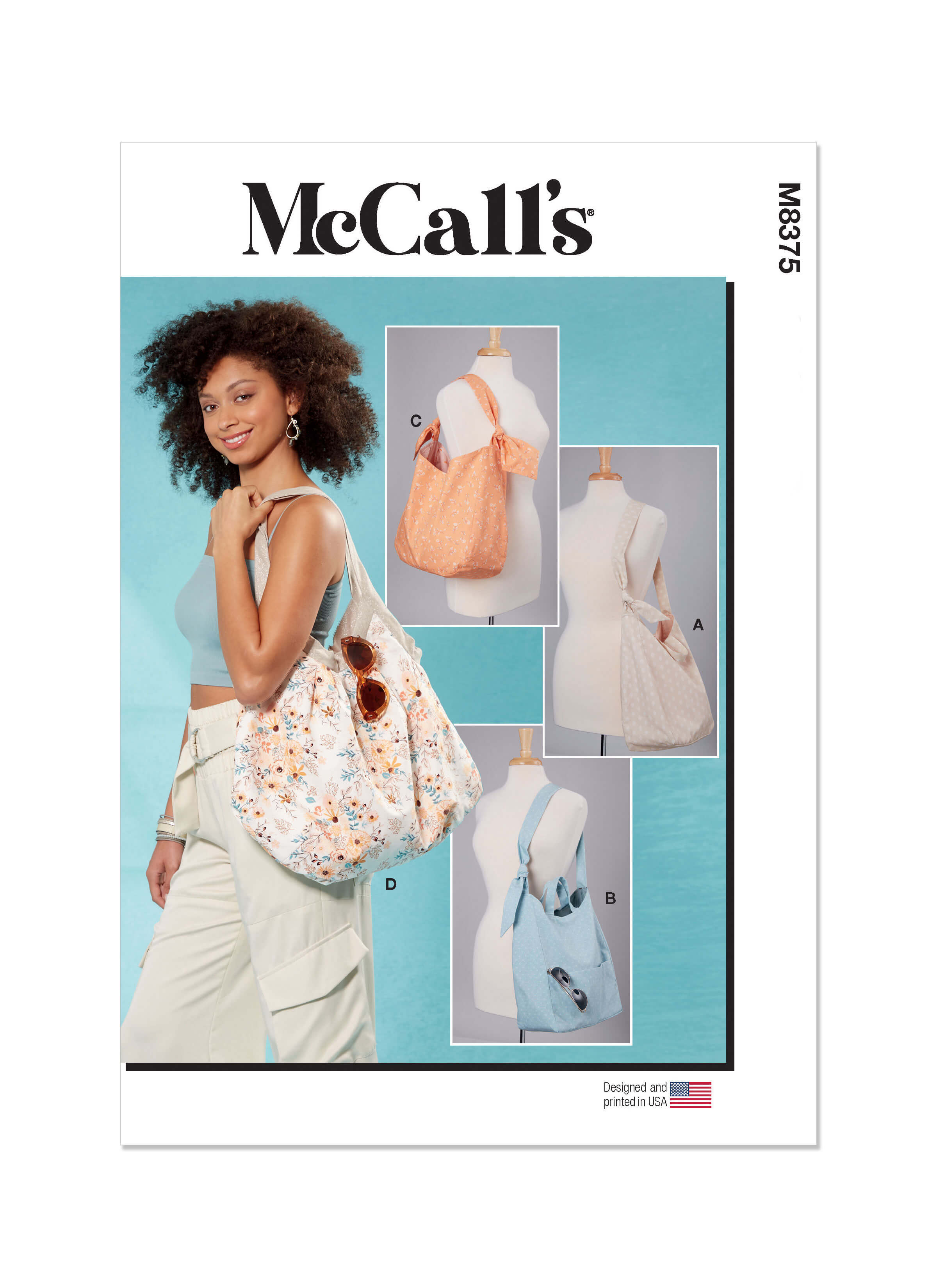 McCall's Sewing Pattern M8375 Bags in Four Styles