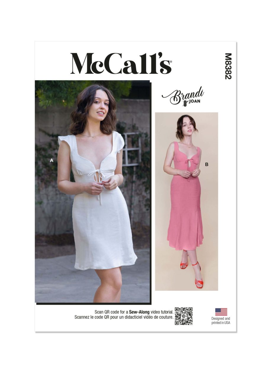 McCall's Sewing Pattern M8382 Misses' Dresses by Brandi Joan