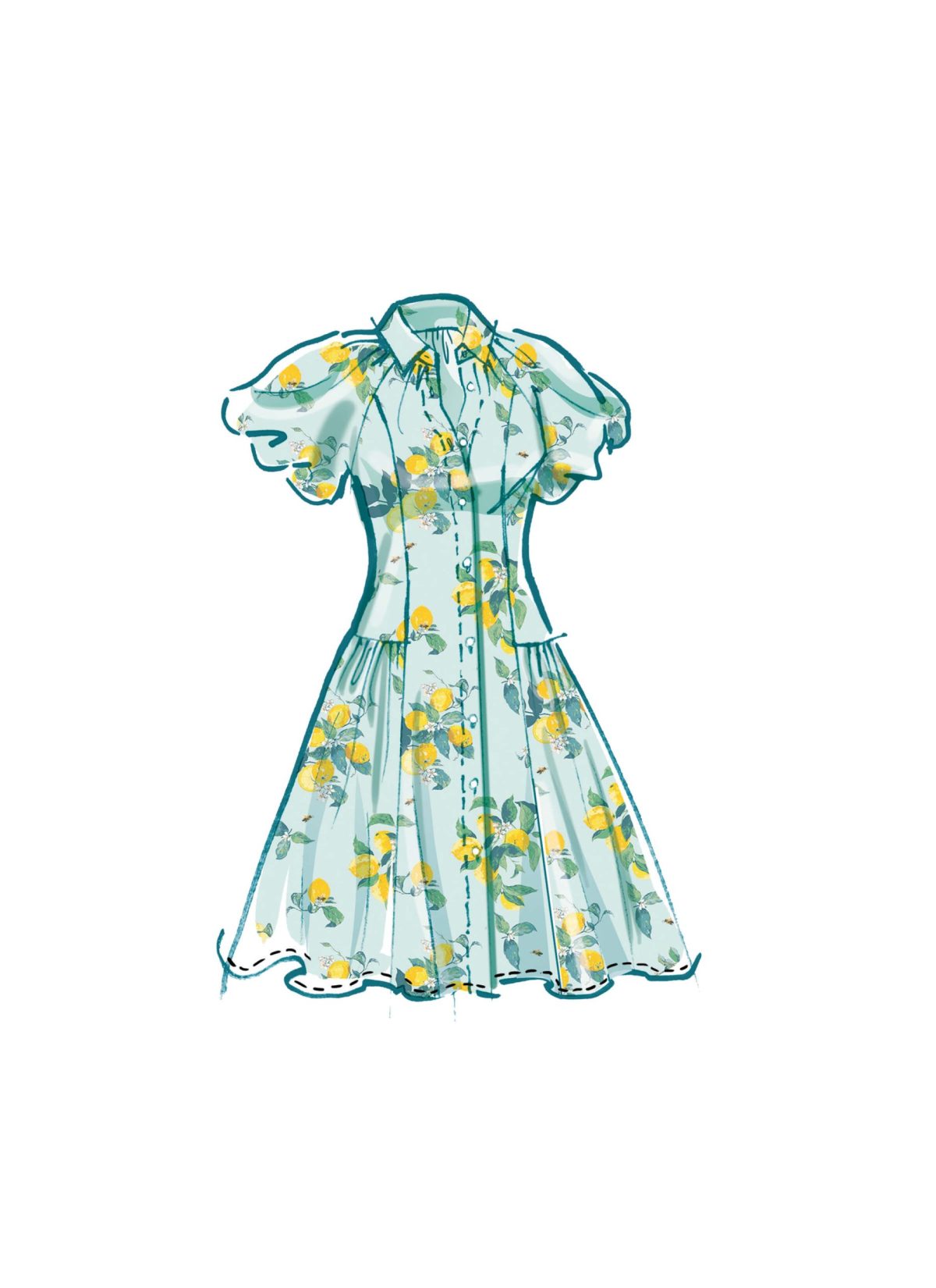 McCall's Sewing Pattern M8384 Misses' Shirtdress
