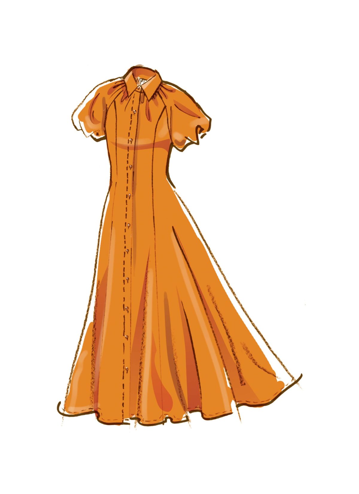 McCall's Sewing Pattern M8384 Misses' Shirtdress