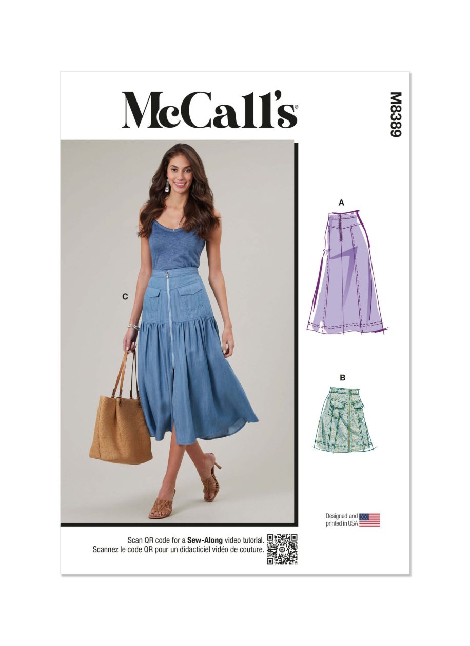 McCall's Sewing Pattern M8389 Misses' Skirts
