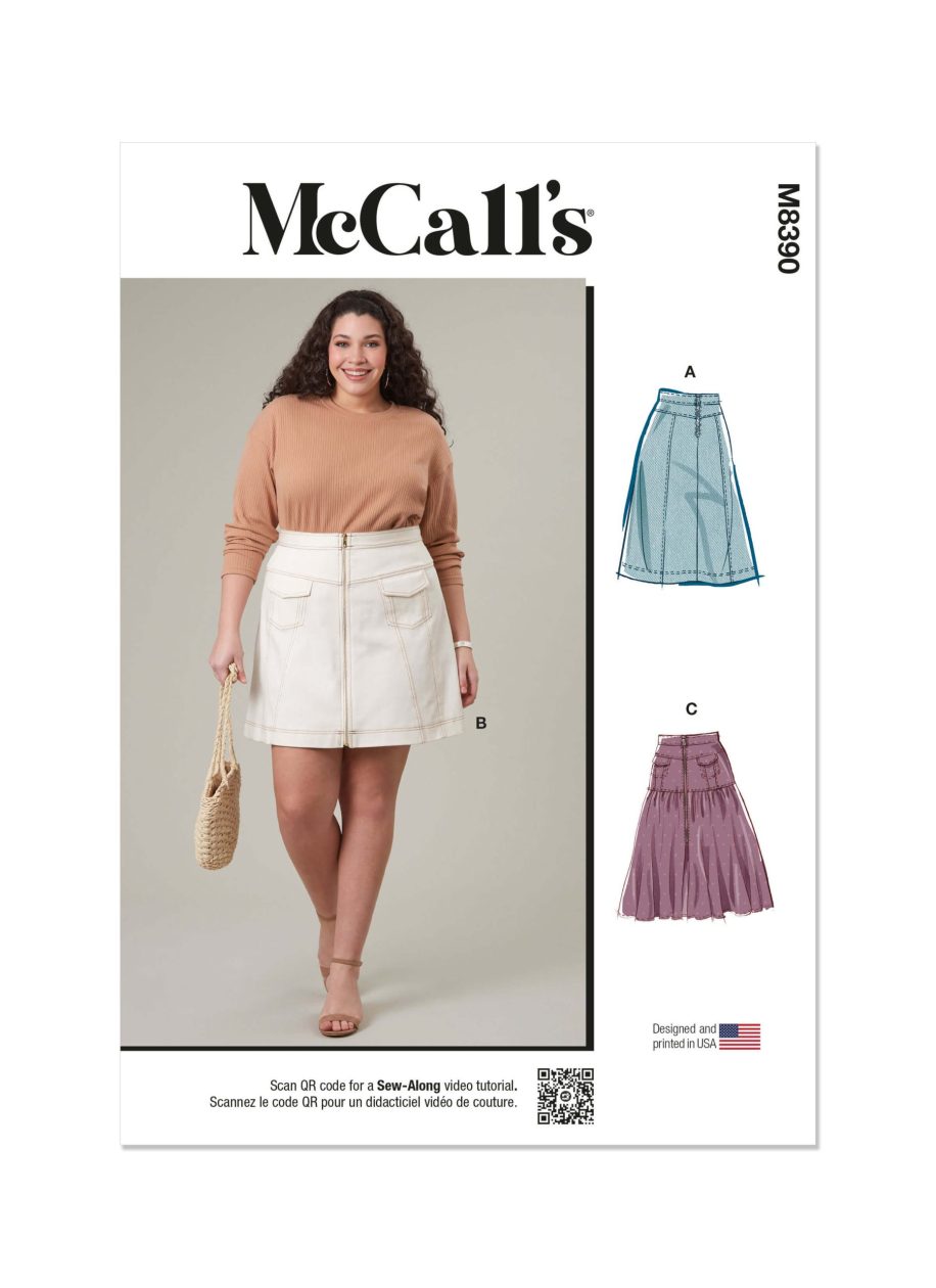 McCall's Sewing Pattern M8390 Women's Skirts