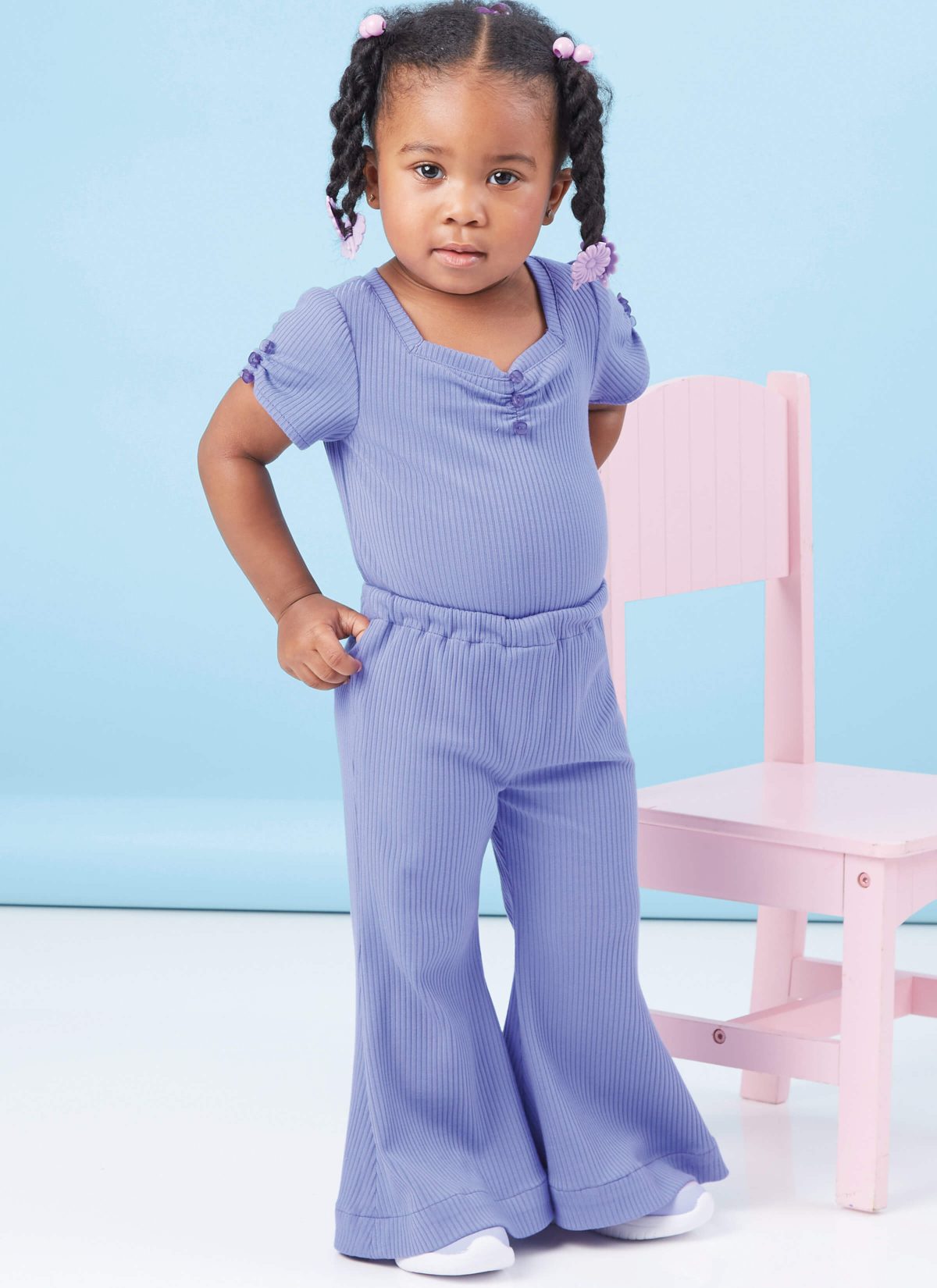 McCall's Sewing Pattern M8394 Toddlers' Knit Bodysuits and Trousers