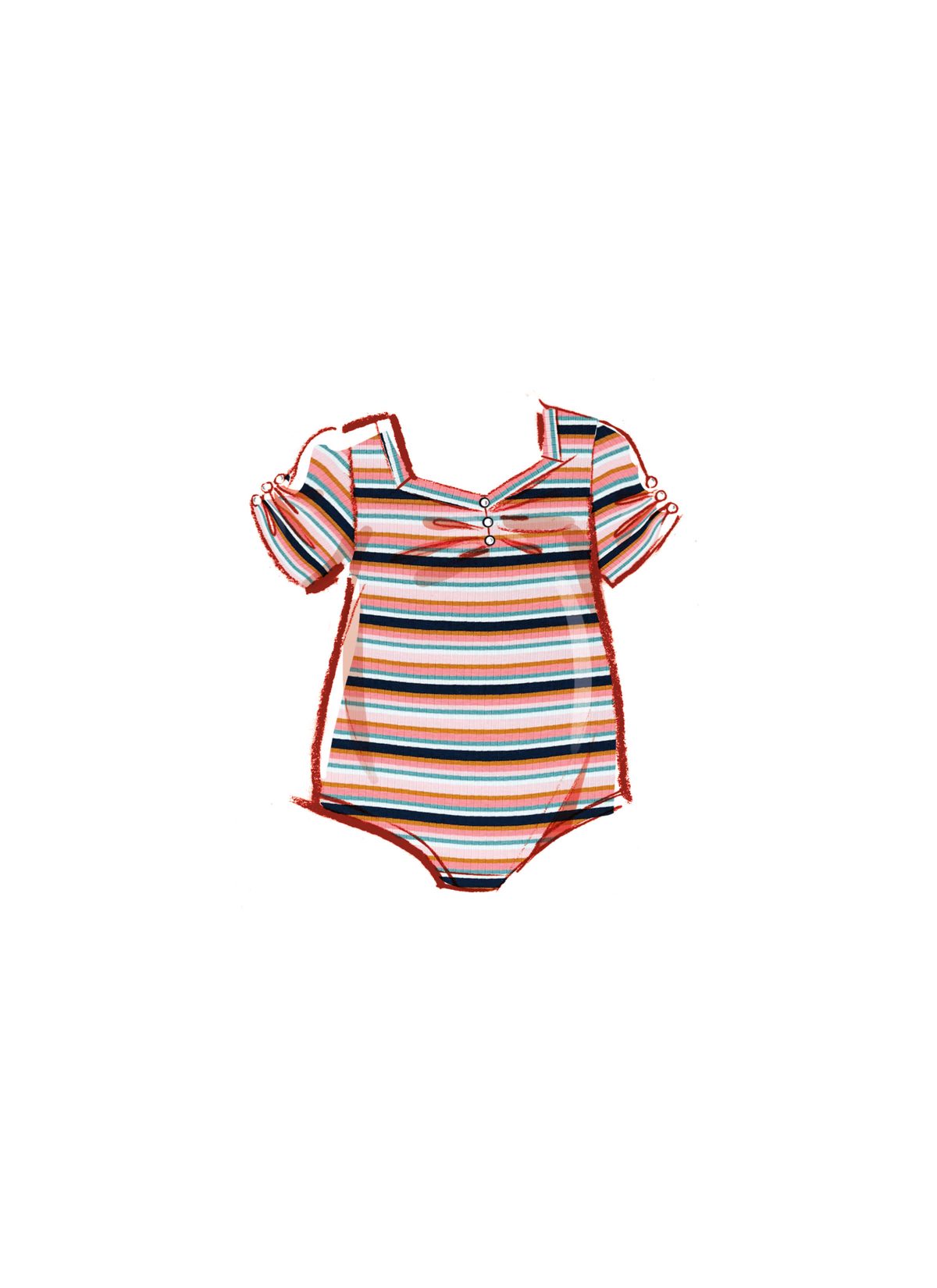 McCall's Sewing Pattern M8394 Toddlers' Knit Bodysuits and Trousers