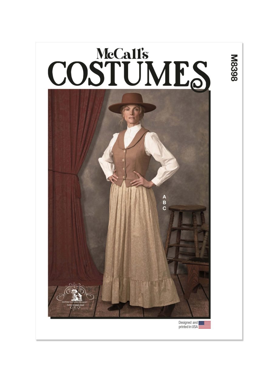 McCall's Sewing Pattern M8398 Misses' Costumes