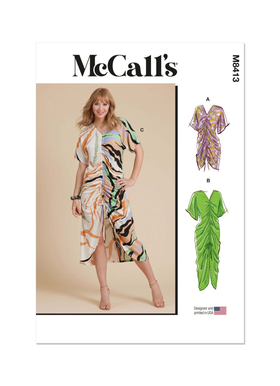 McCall's Sewing Pattern M8413 Misses' Caftan In Two Lengths