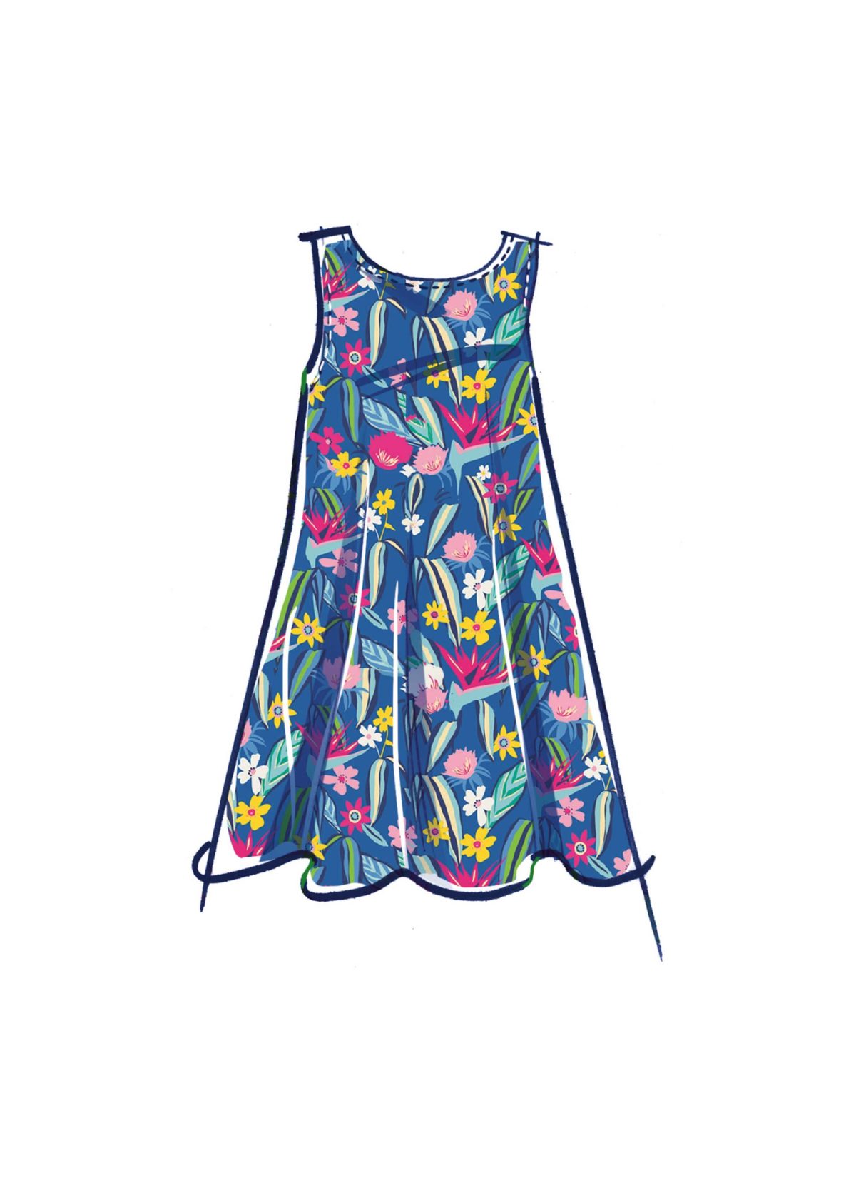 McCall's Sewing Pattern M8418 Girls' Dress in Two Lengths