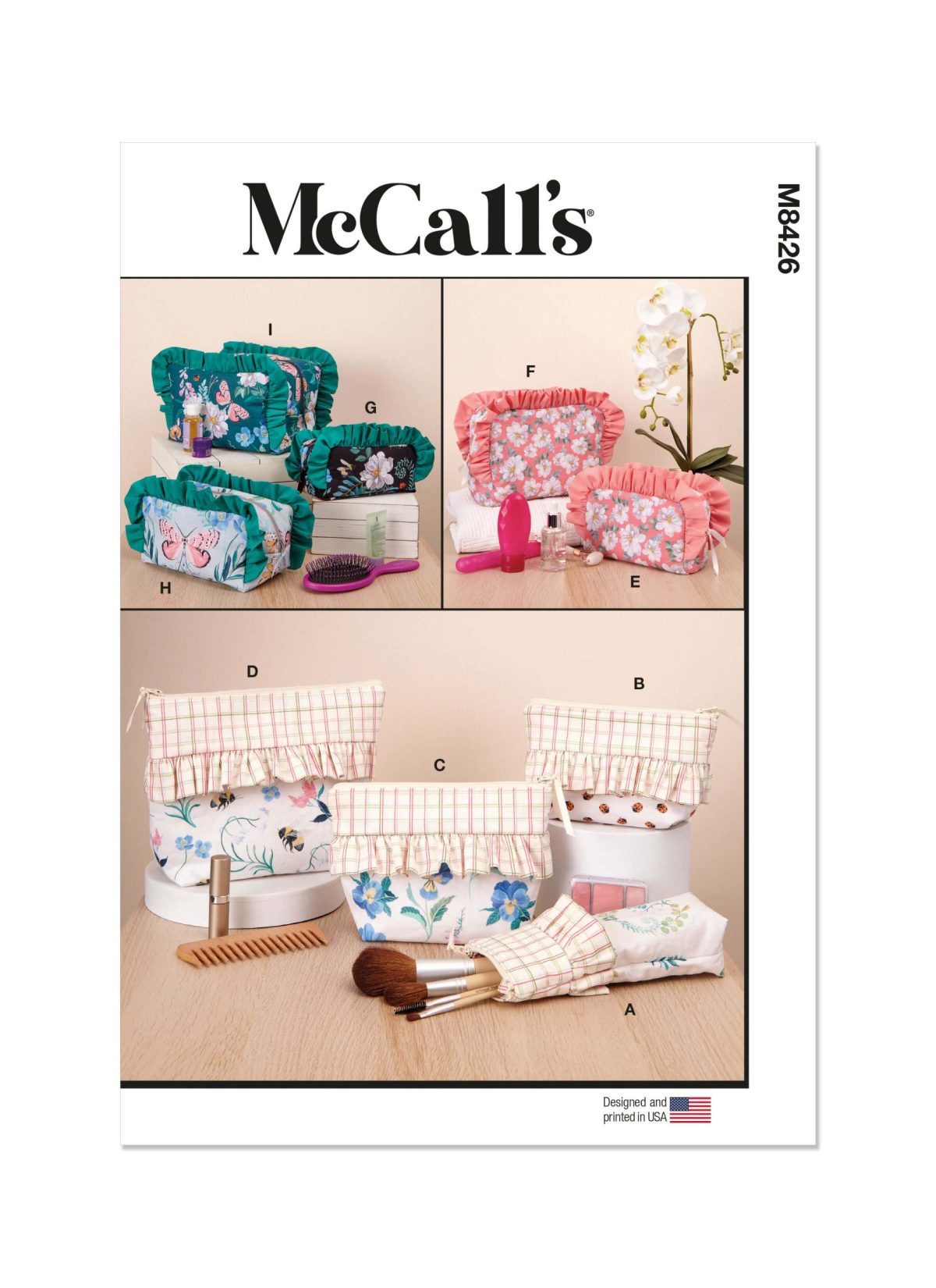McCall’s Sewing Pattern M8426 Zipper Cases Sewdirect
