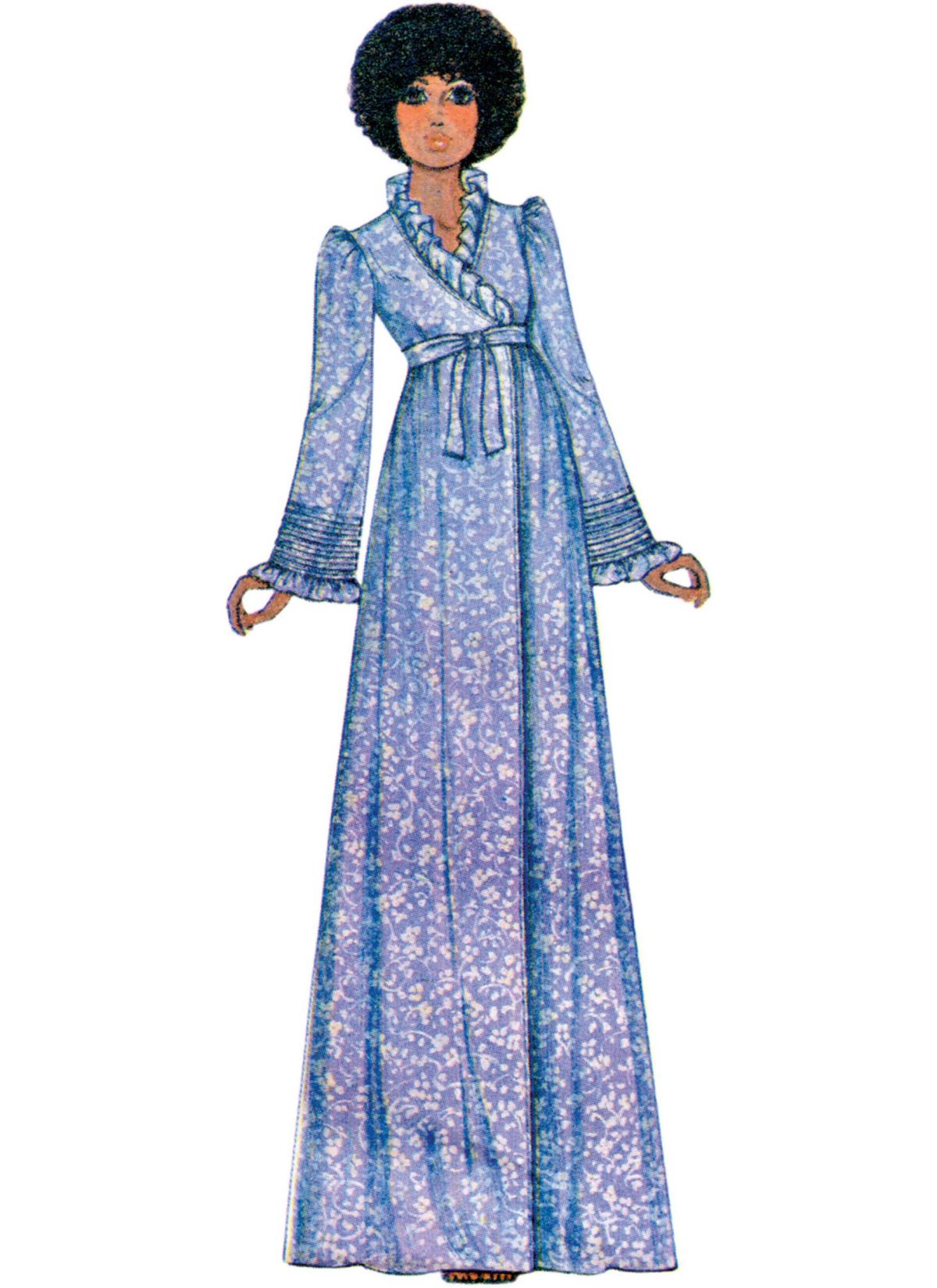 McCall's Sewing Pattern M8430 Vintage Misses' Robe and Nightgown