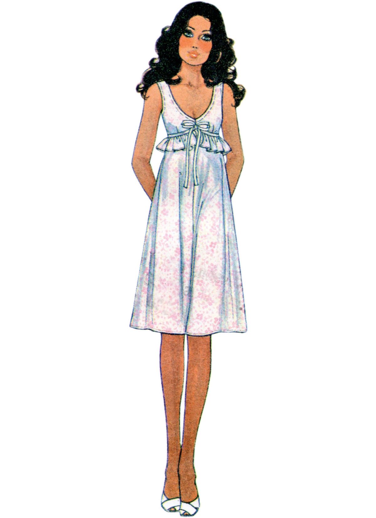 McCall's Sewing Pattern M8430 Vintage Misses' Robe and Nightgown