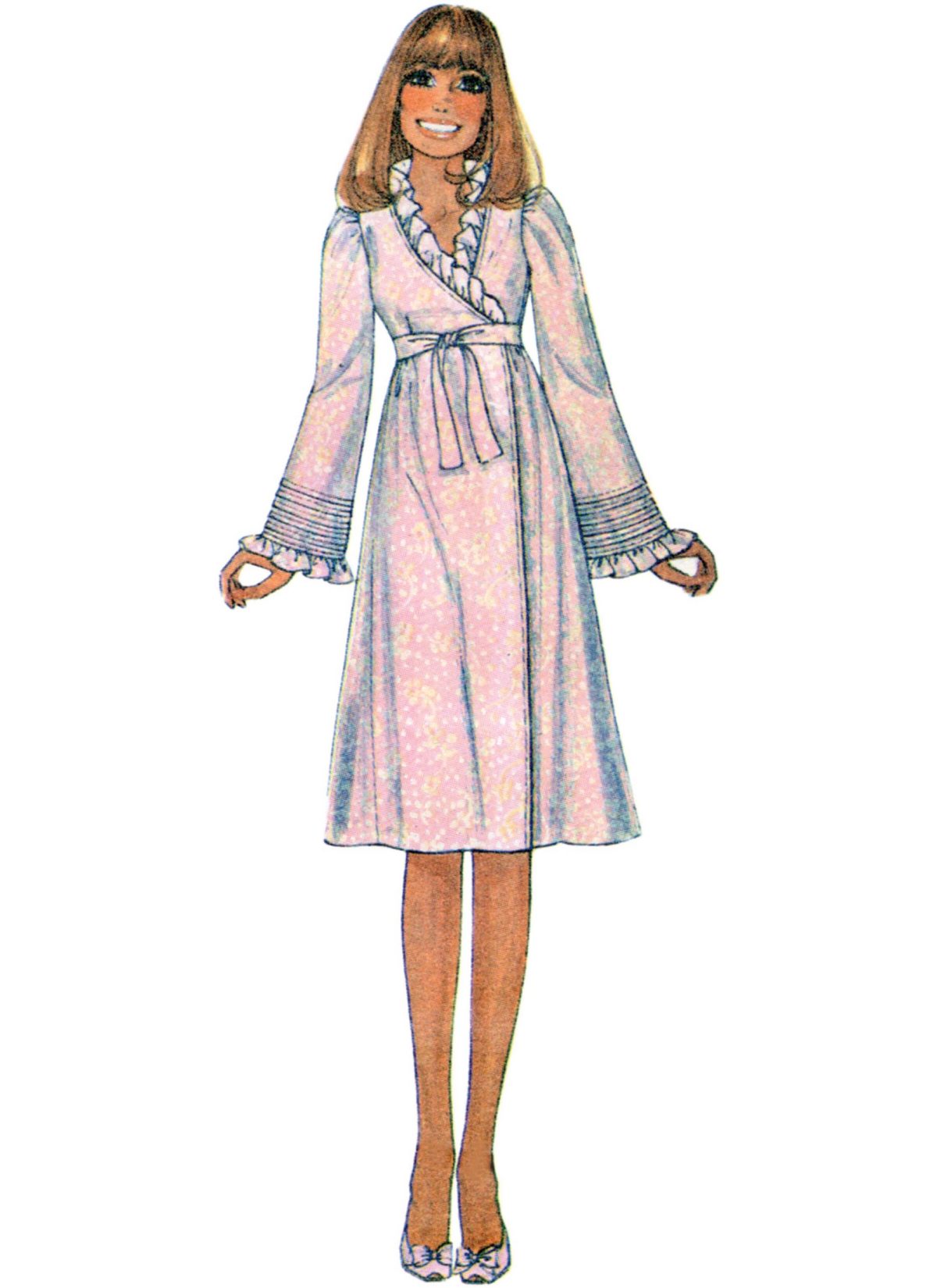 McCall's Sewing Pattern M8430 Vintage Misses' Robe and Nightgown