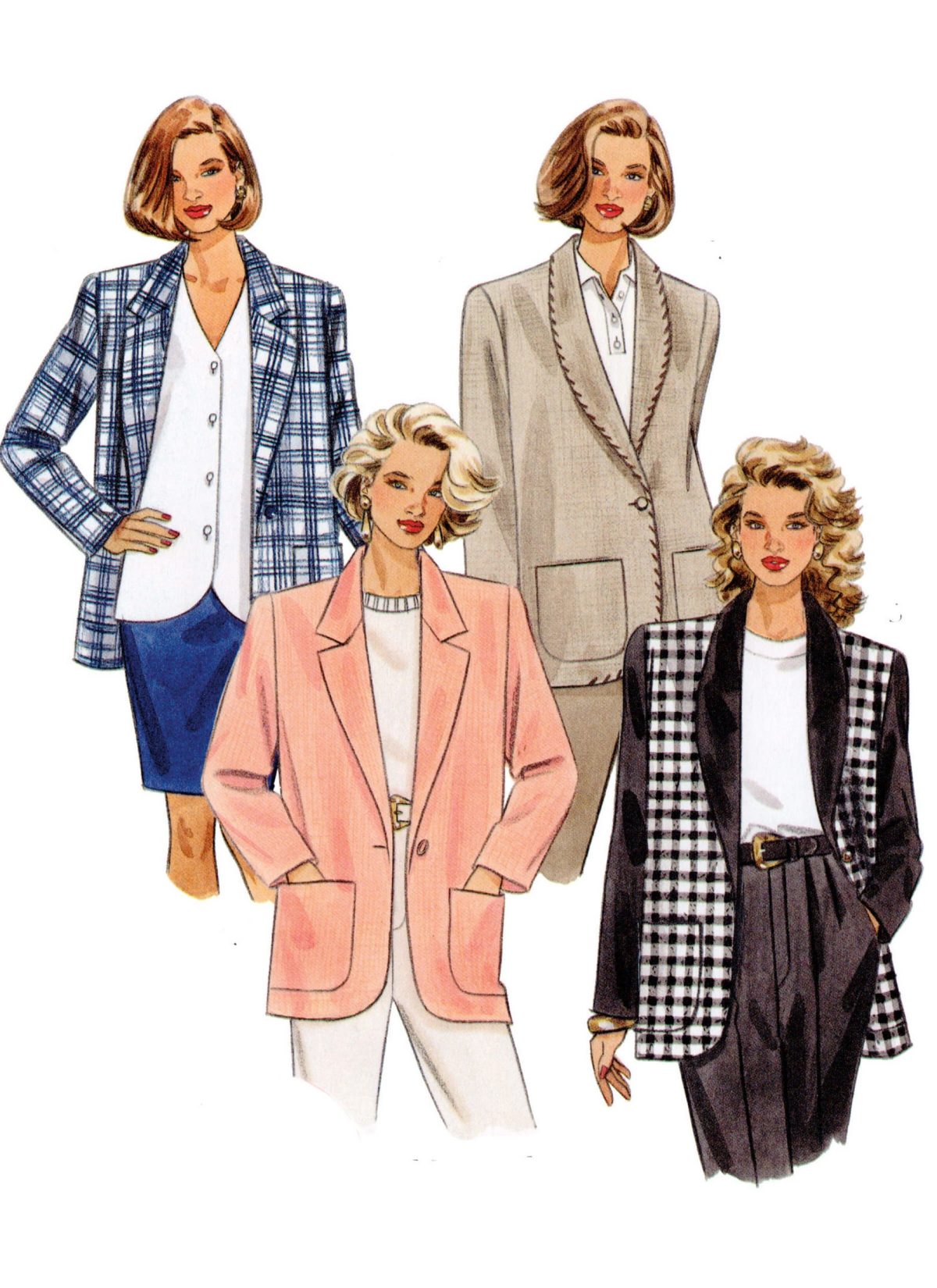 McCall's Sewing Pattern M8433 Vintage Misses' Jacket