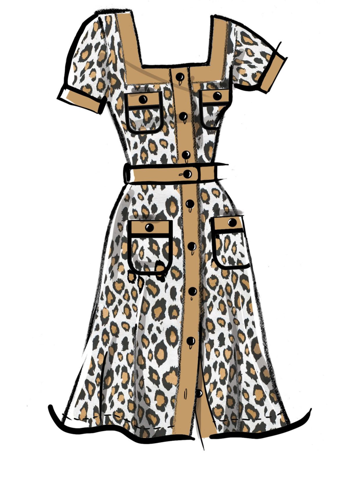 McCall's Sewing Pattern M8434 Misses' Knit Dresses