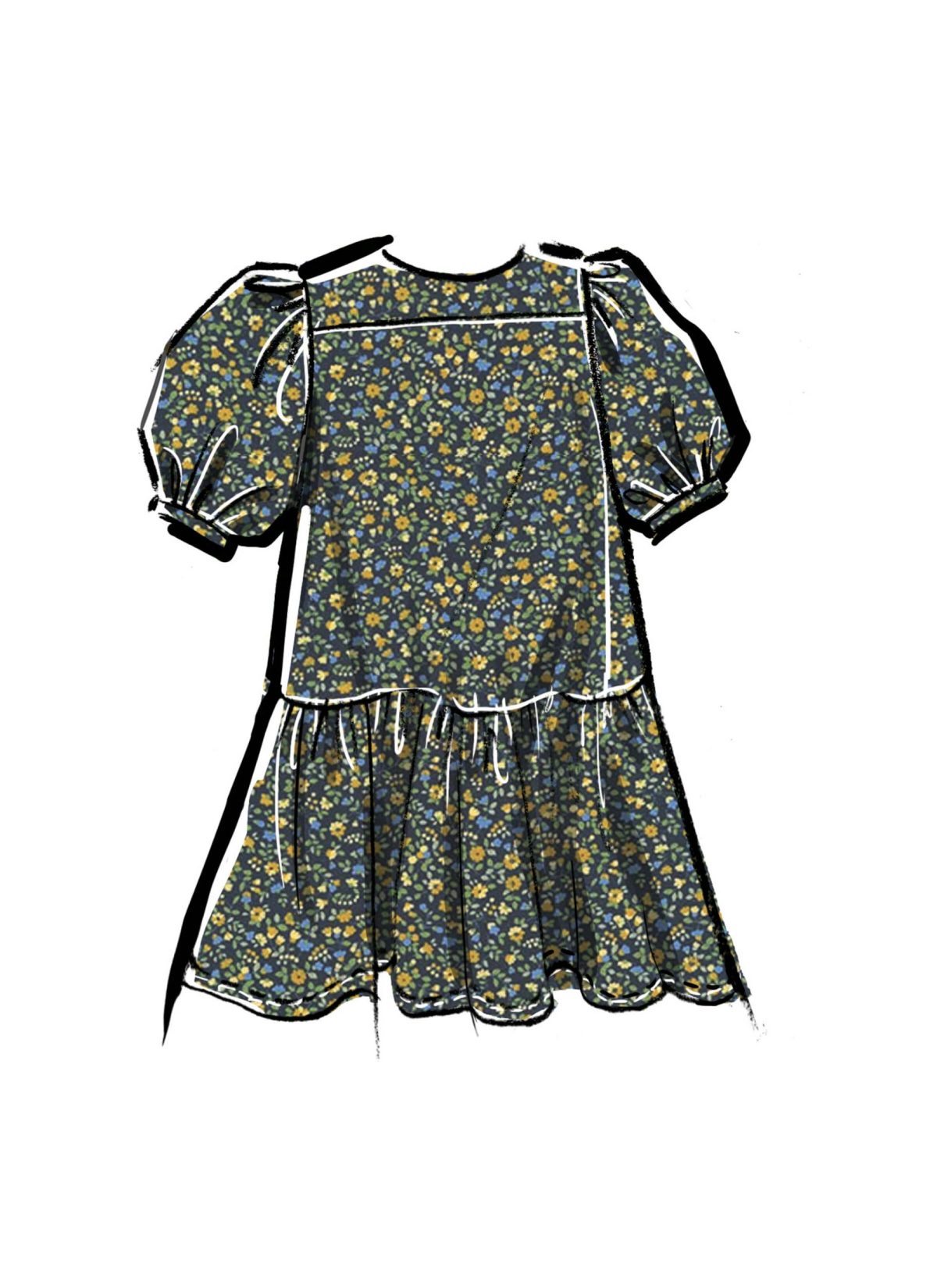 McCall's Sewing Pattern M8444 Children's and Girls' Dresses