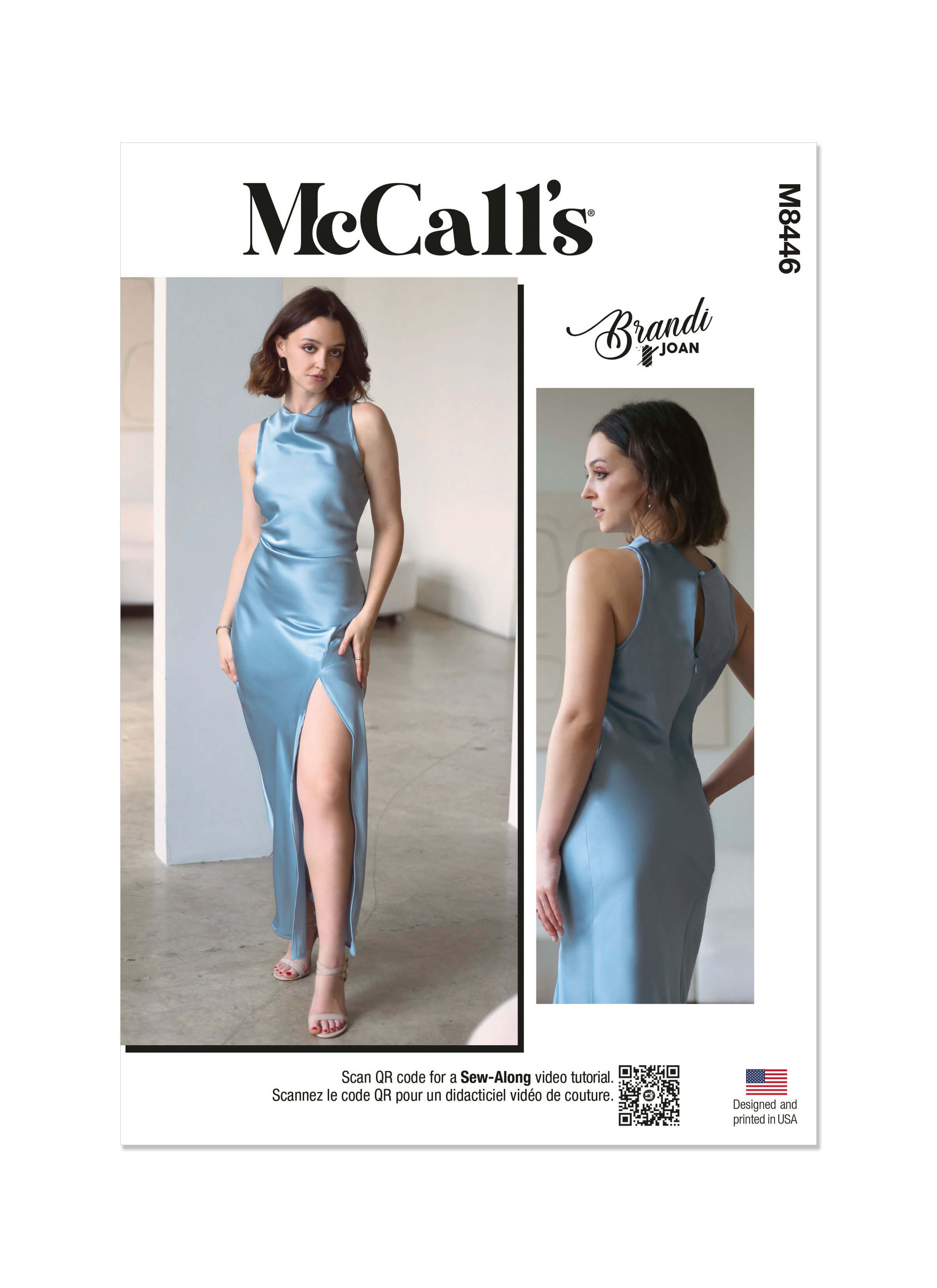 McCall's Sewing Pattern M8446 Misses' Dress by Brandi Joan