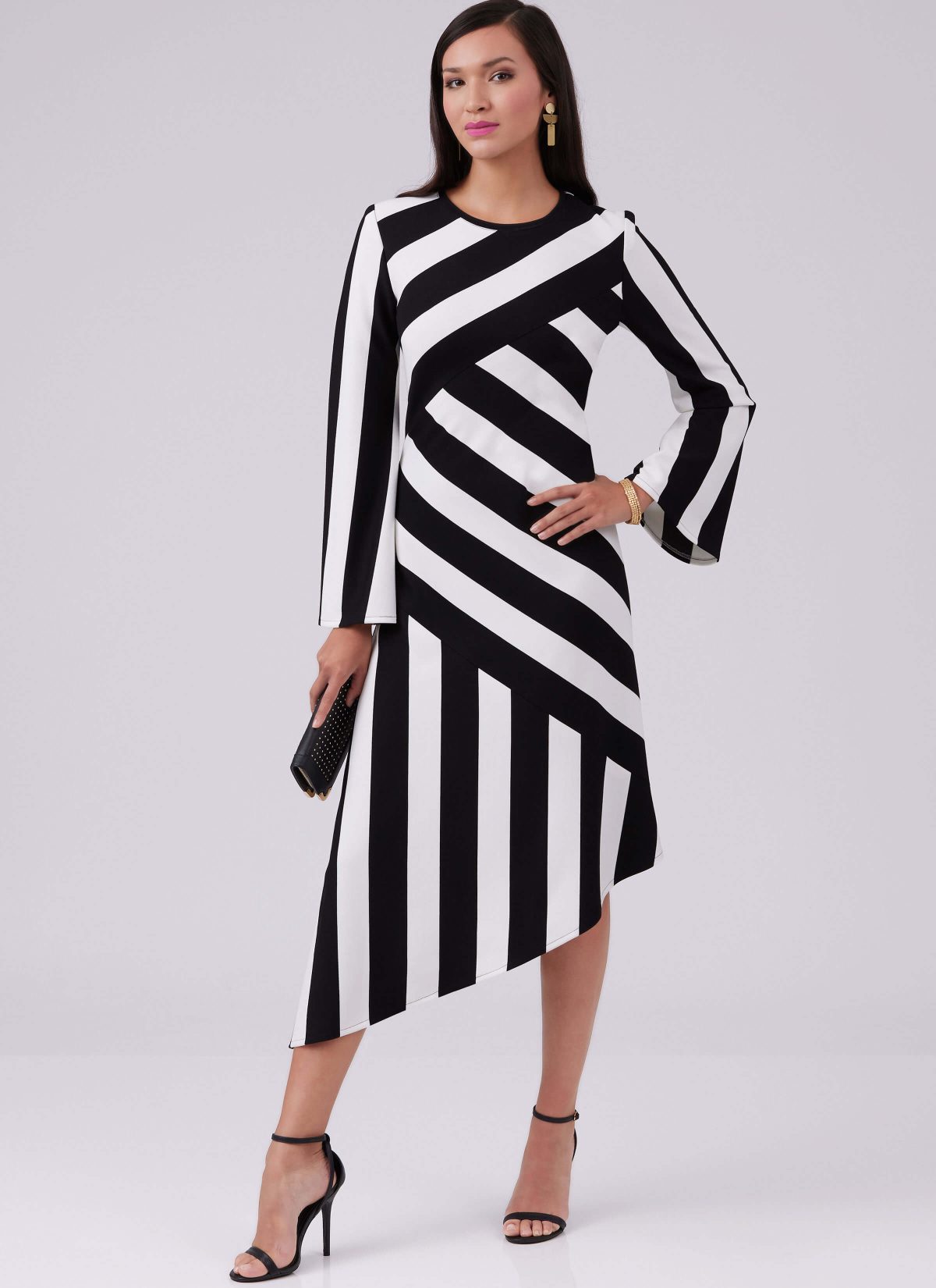 McCall's Sewing Pattern M8448 Misses' Knit Dress With Sleeve Variations