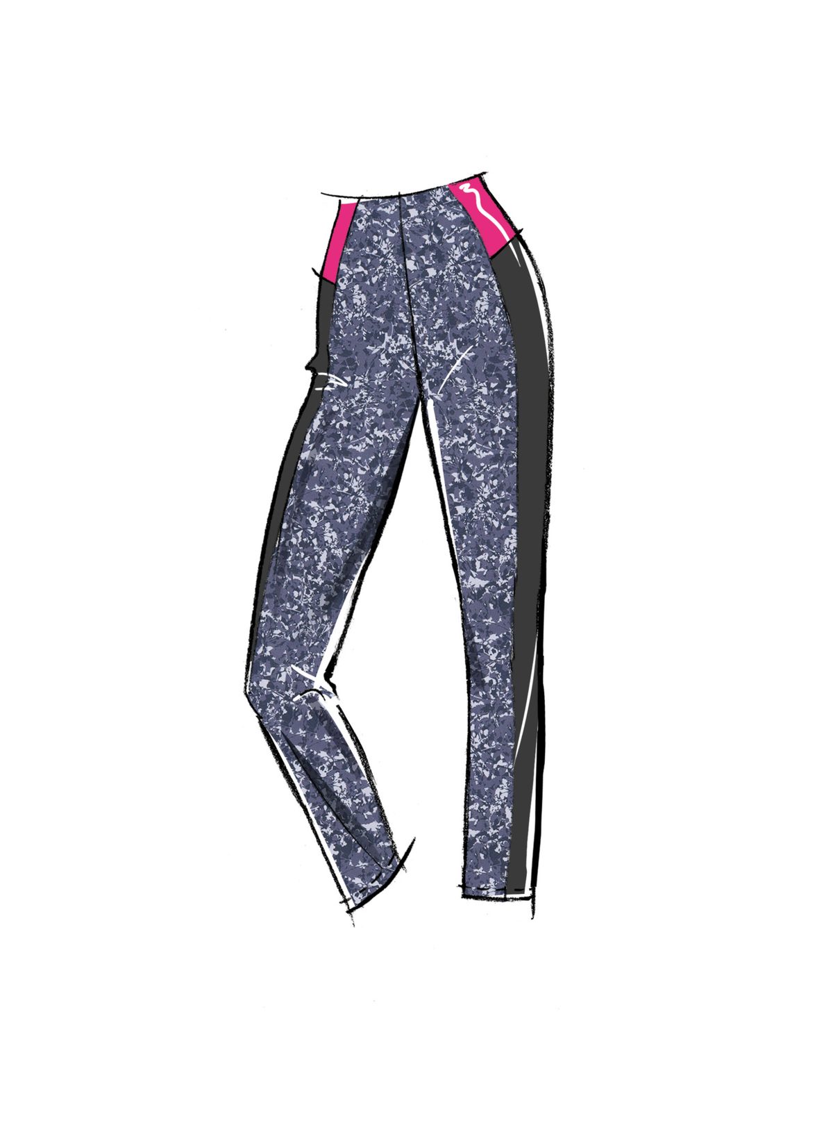 McCall's Sewing Pattern M8455 Misses' Knit Top and Leggings