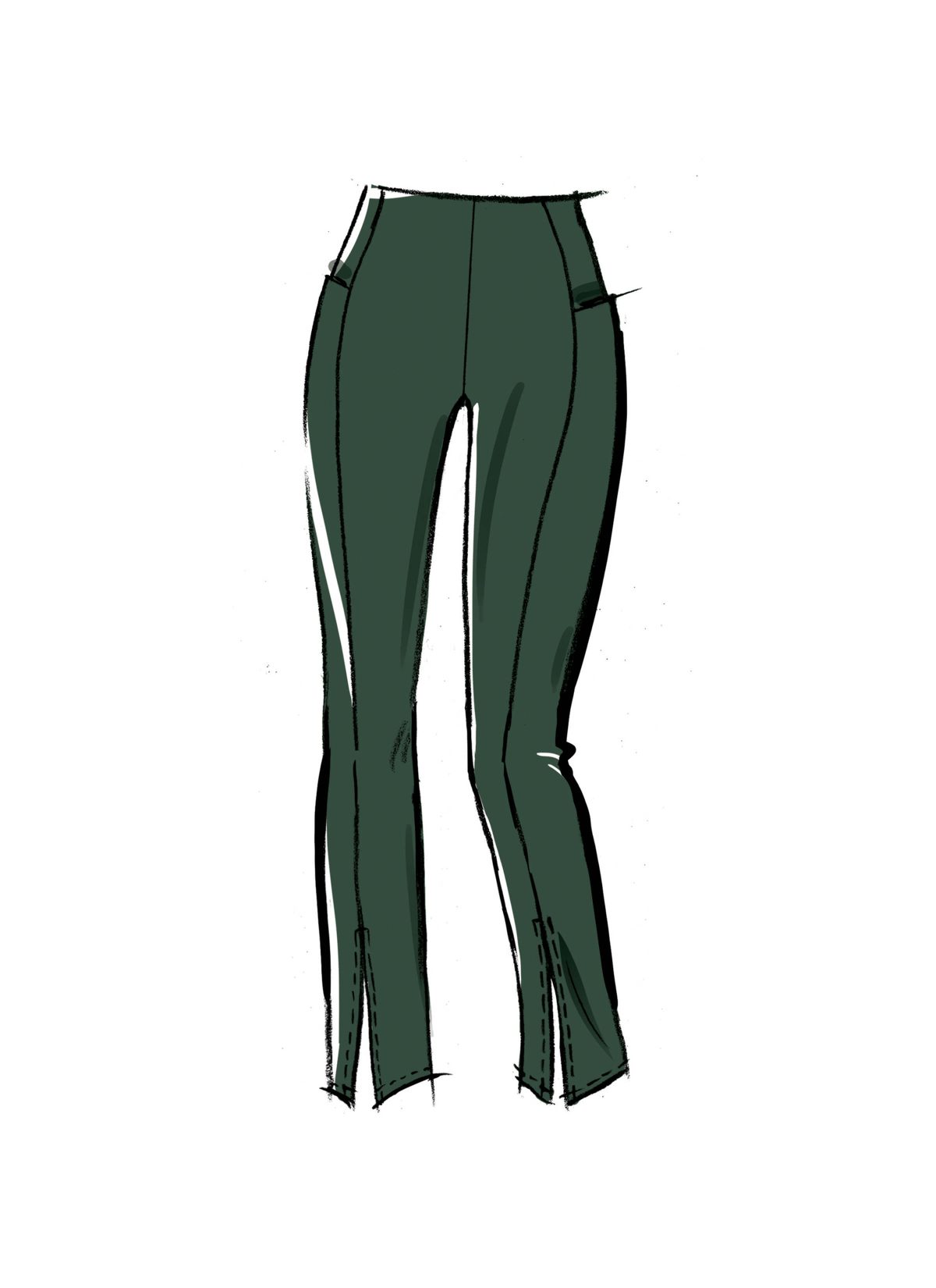 McCall's Sewing Pattern M8455 Misses' Knit Top and Leggings