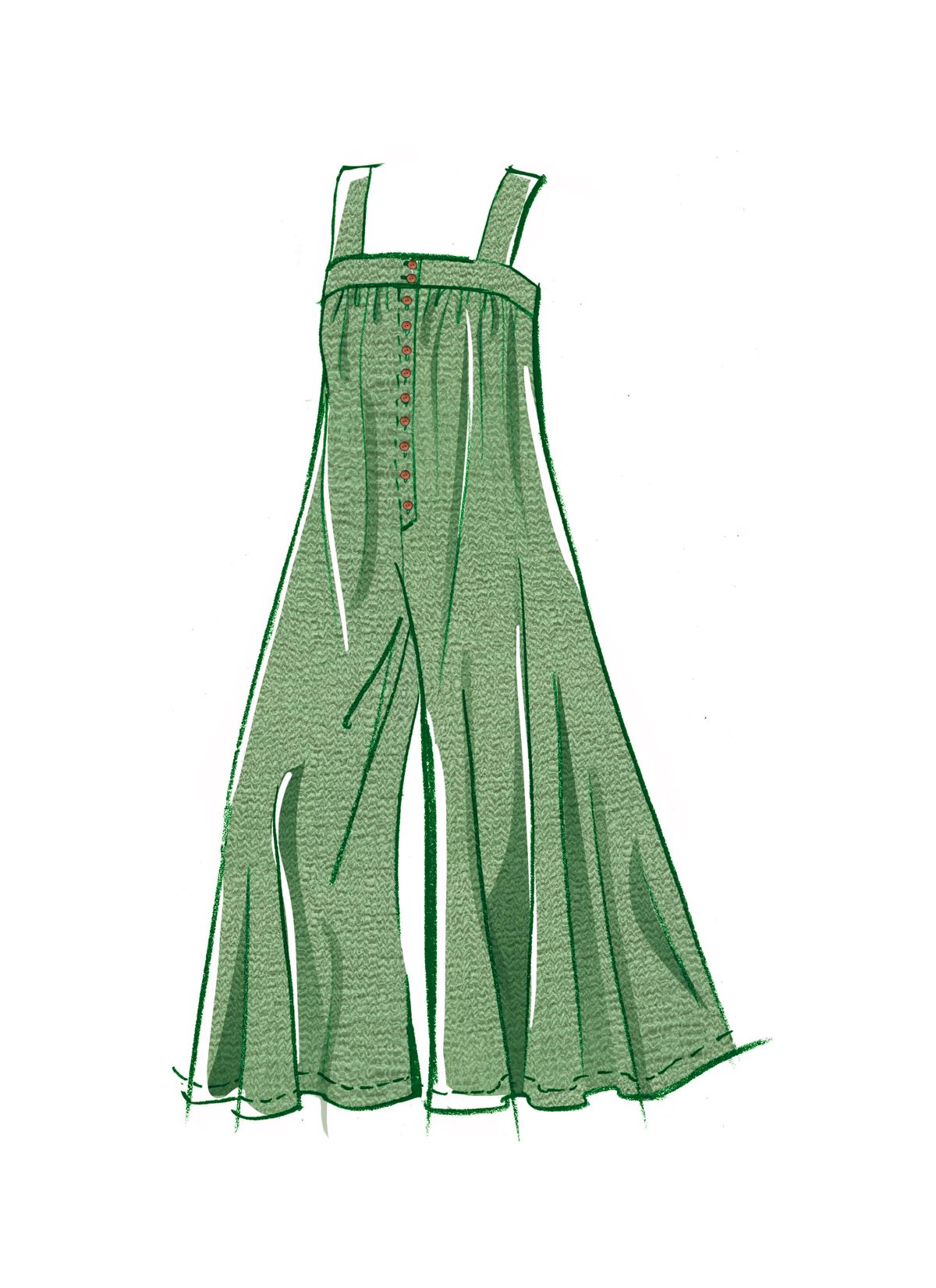McCall's Sewing Pattern M8457 Misses' Loose Fit Jumpsuit and Sash
