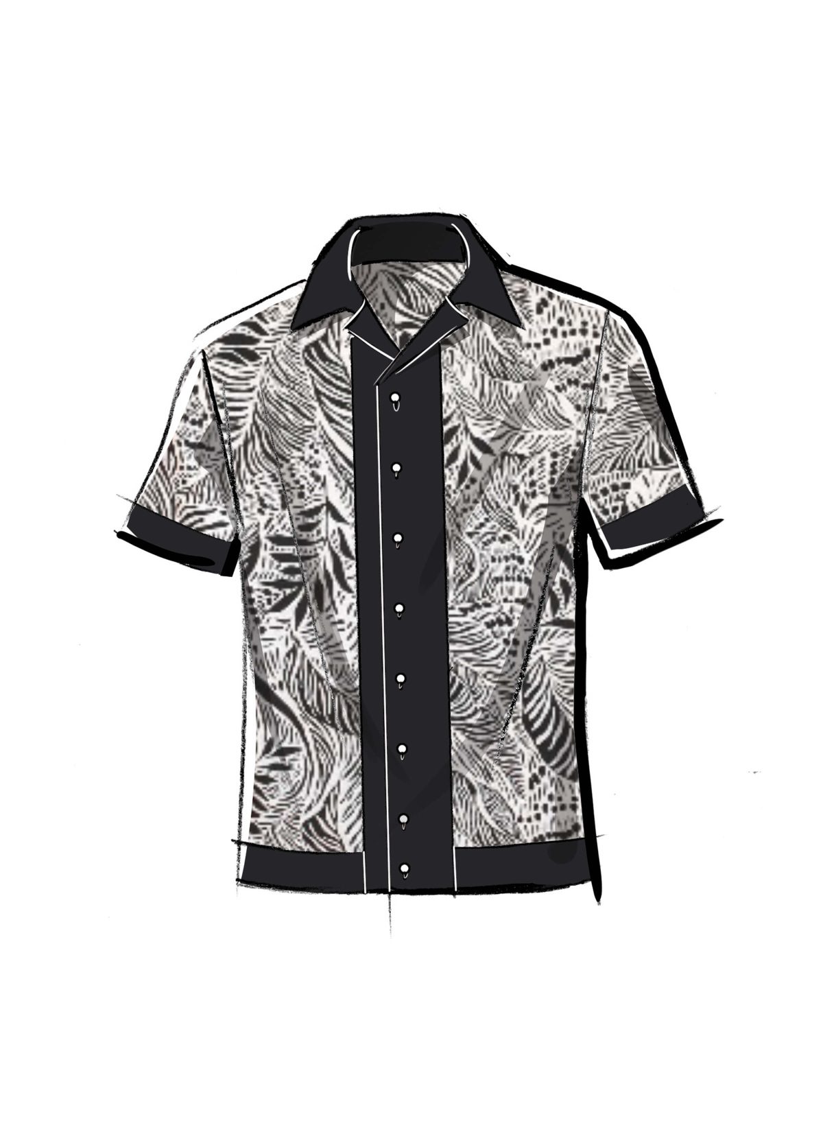 McCall's Sewing Pattern M8459 Men's Shirt