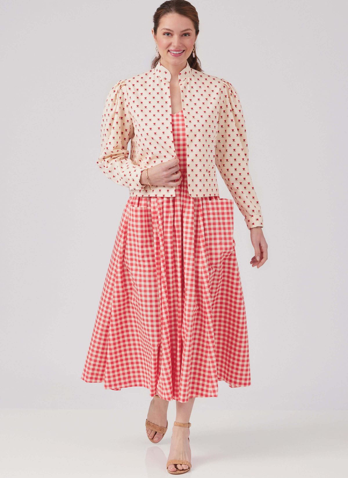 McCall's Sewing Pattern M8464 Misses' and Miss Petite Lined Jacket and Dress by Laura Ashley