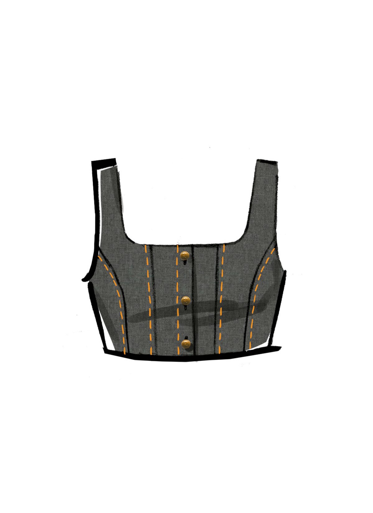 McCall's Sewing Pattern M8478 Misses' Corset Tops