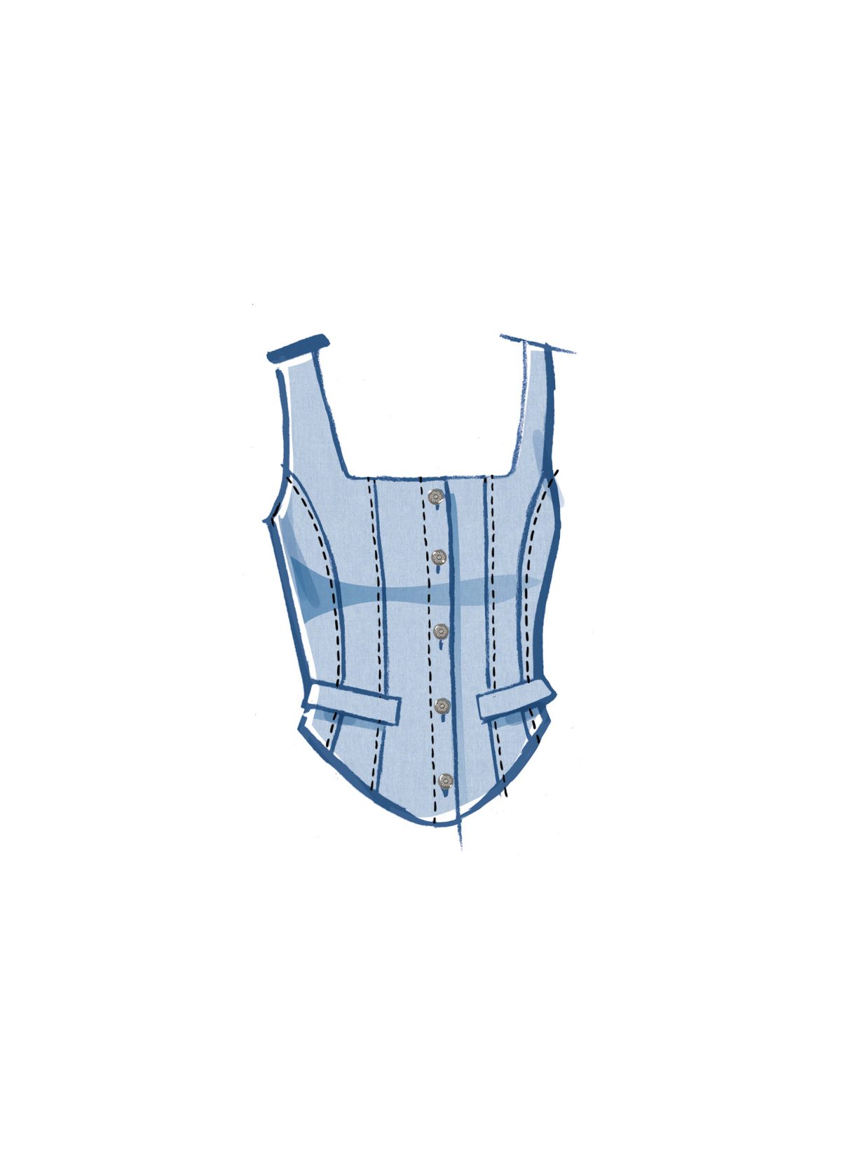 McCall's Sewing Pattern M8478 Misses' Corset Tops