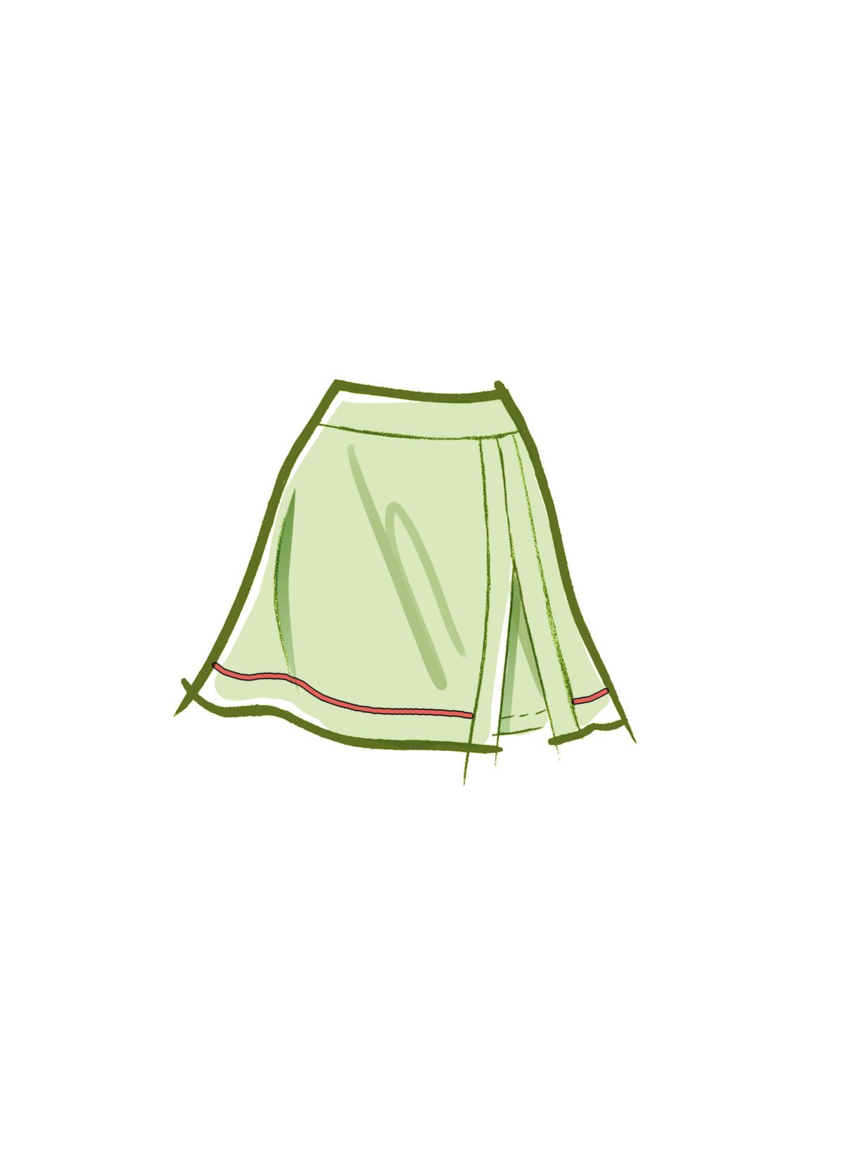 McCall's Sewing Pattern M8481 Misses' Knit Tops and Skorts