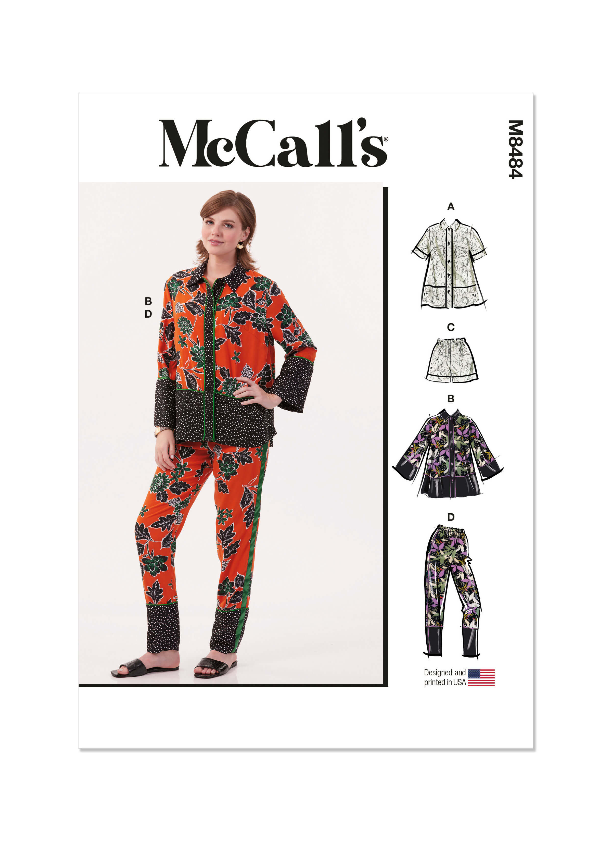 McCall’s Sewing Pattern M8484 Misses’ Pyjamas - Sewdirect