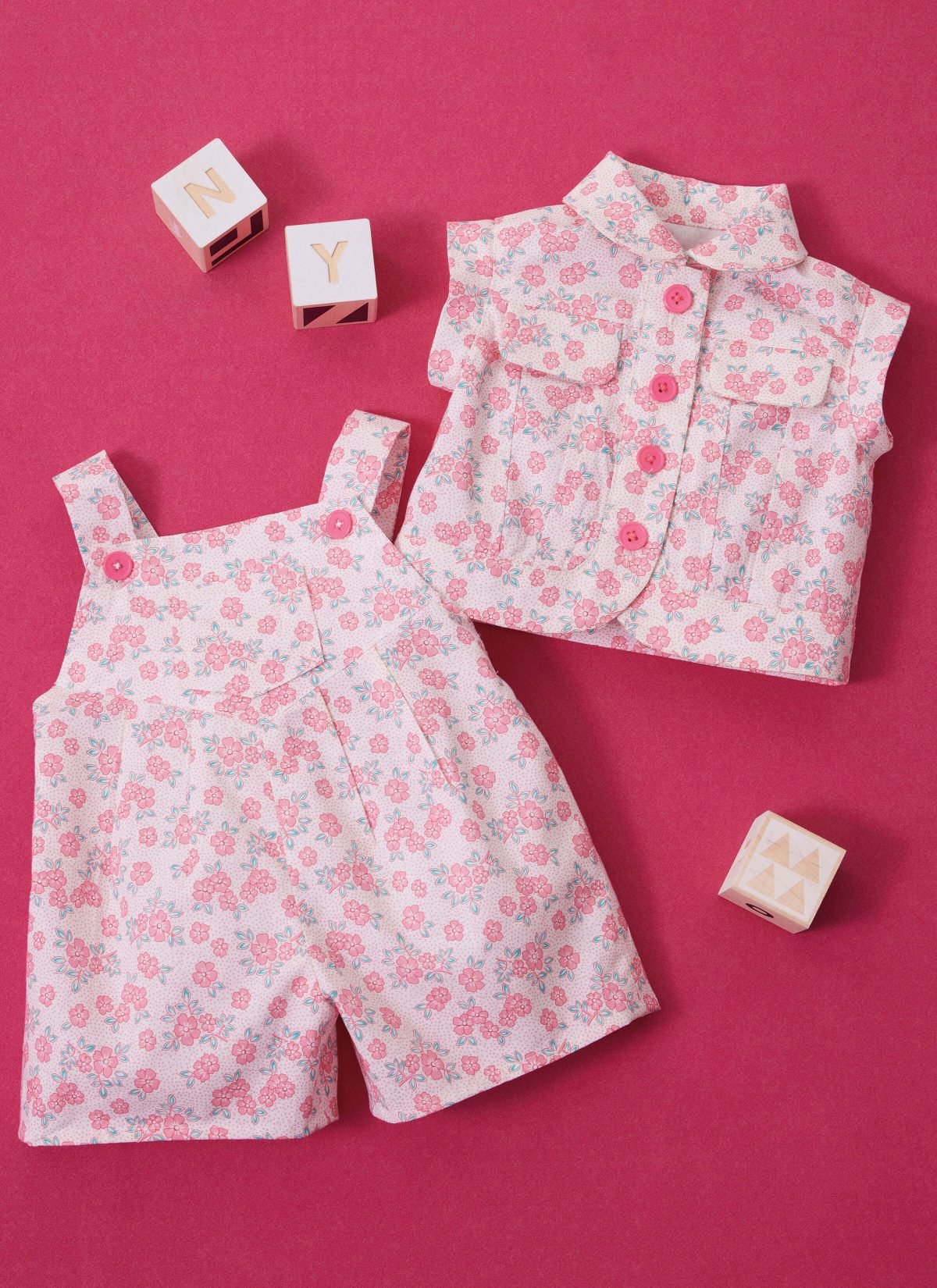 McCall's Sewing Pattern M8487 Infants' Waistcoat, Jacket and Overalls