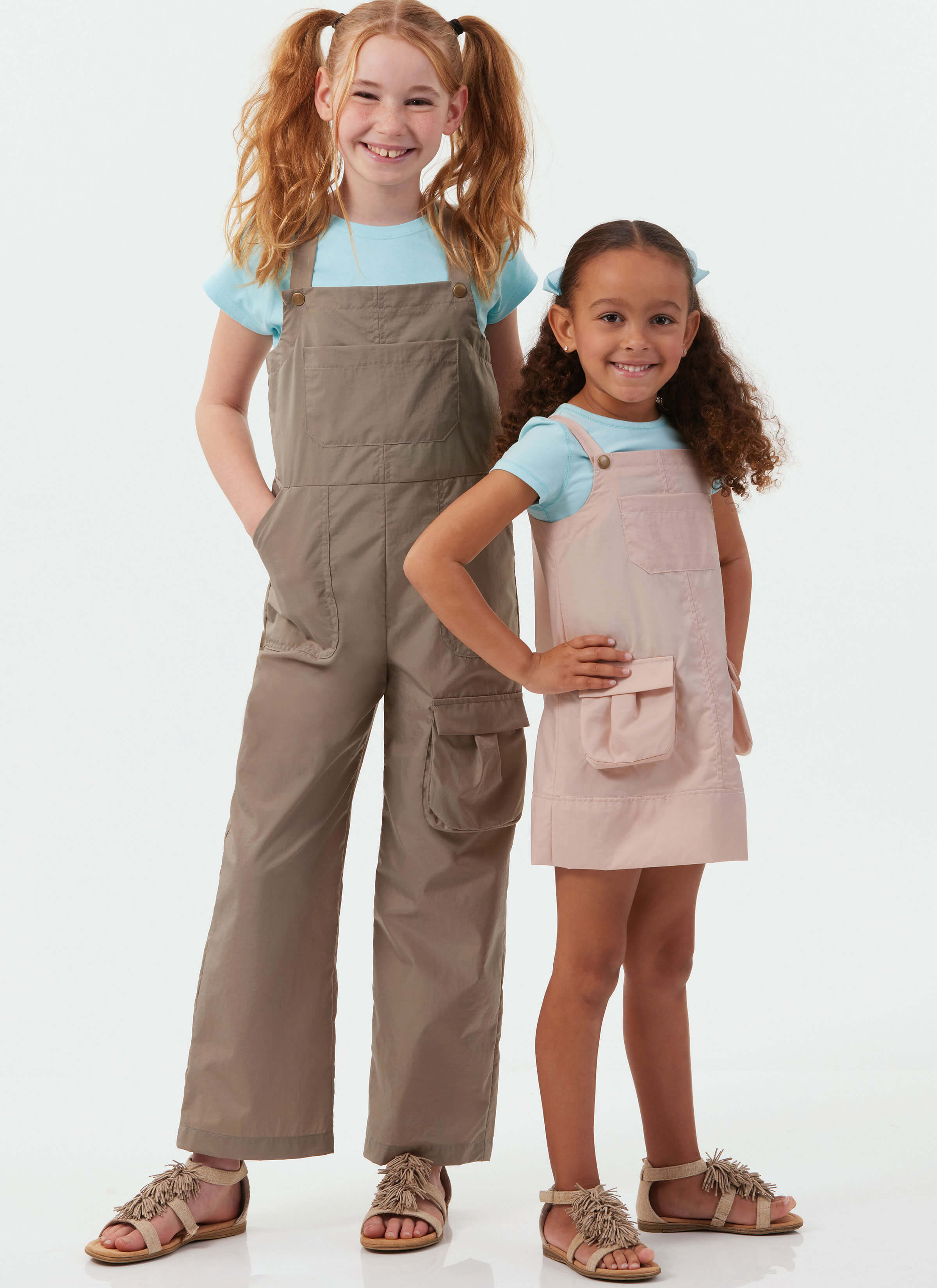 McCall's Sewing Pattern M8489 Children's and Girls' Pinafore and Overalls